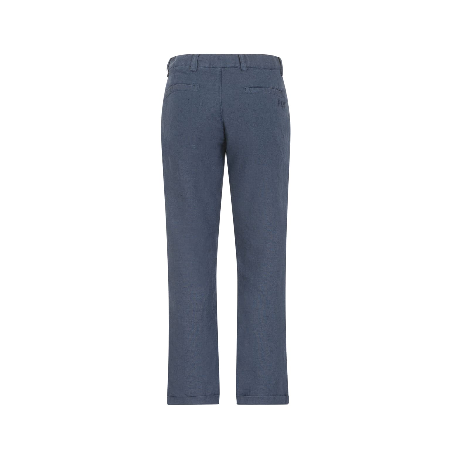 Shop Fay Straight Trousers In Blue