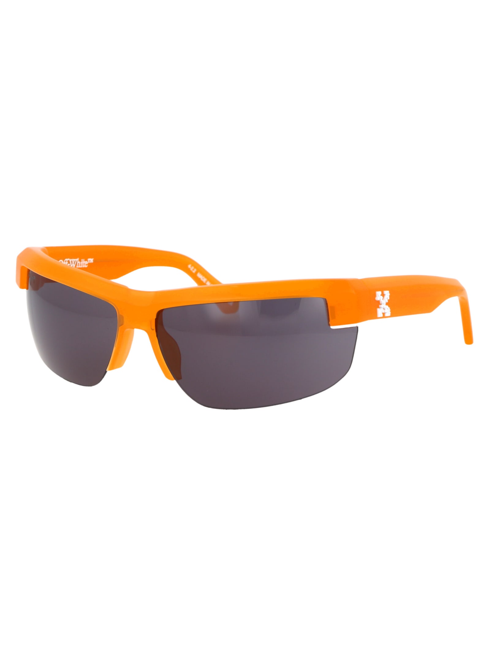 Off-white Toledo Rectangle-frame Sunglasses In 2007 Orange