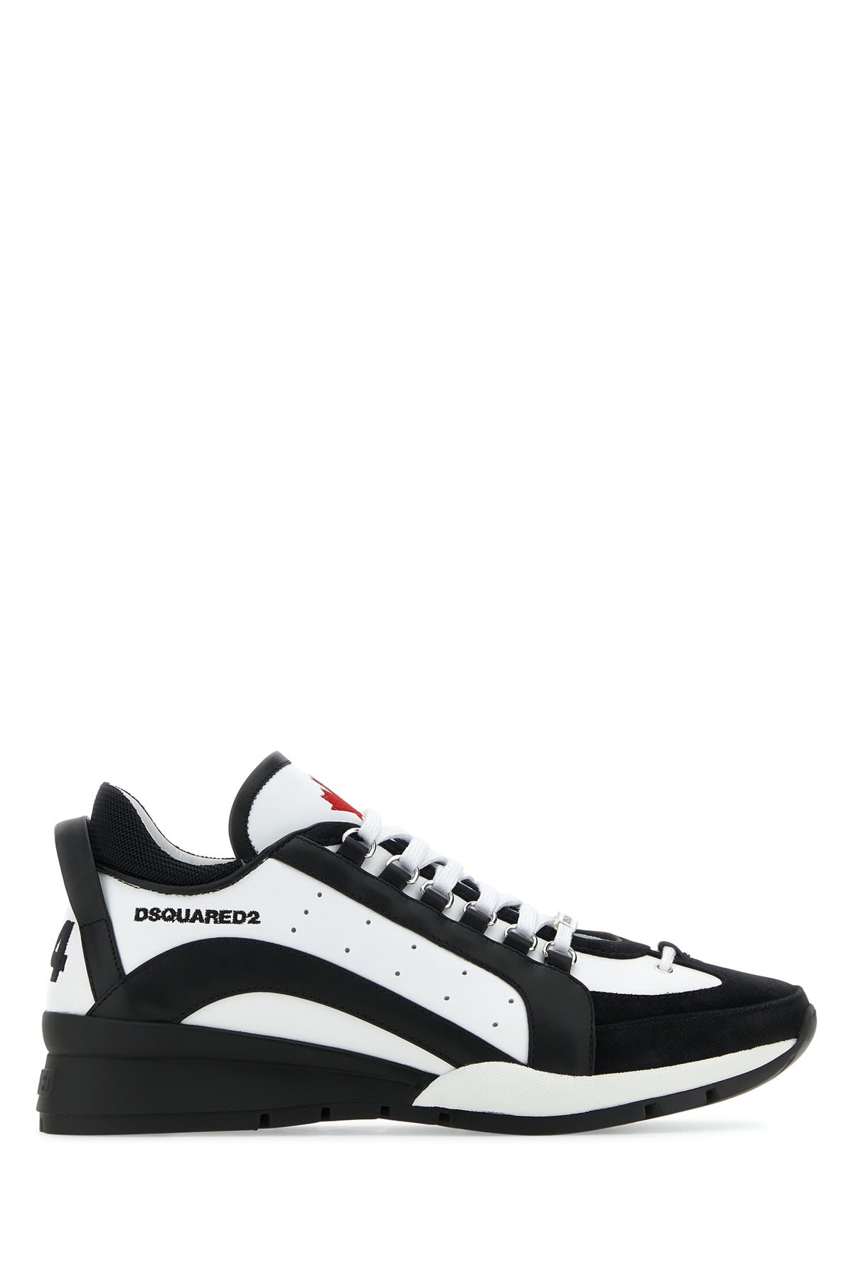 Shop Dsquared2 Sneakers In Whtblk