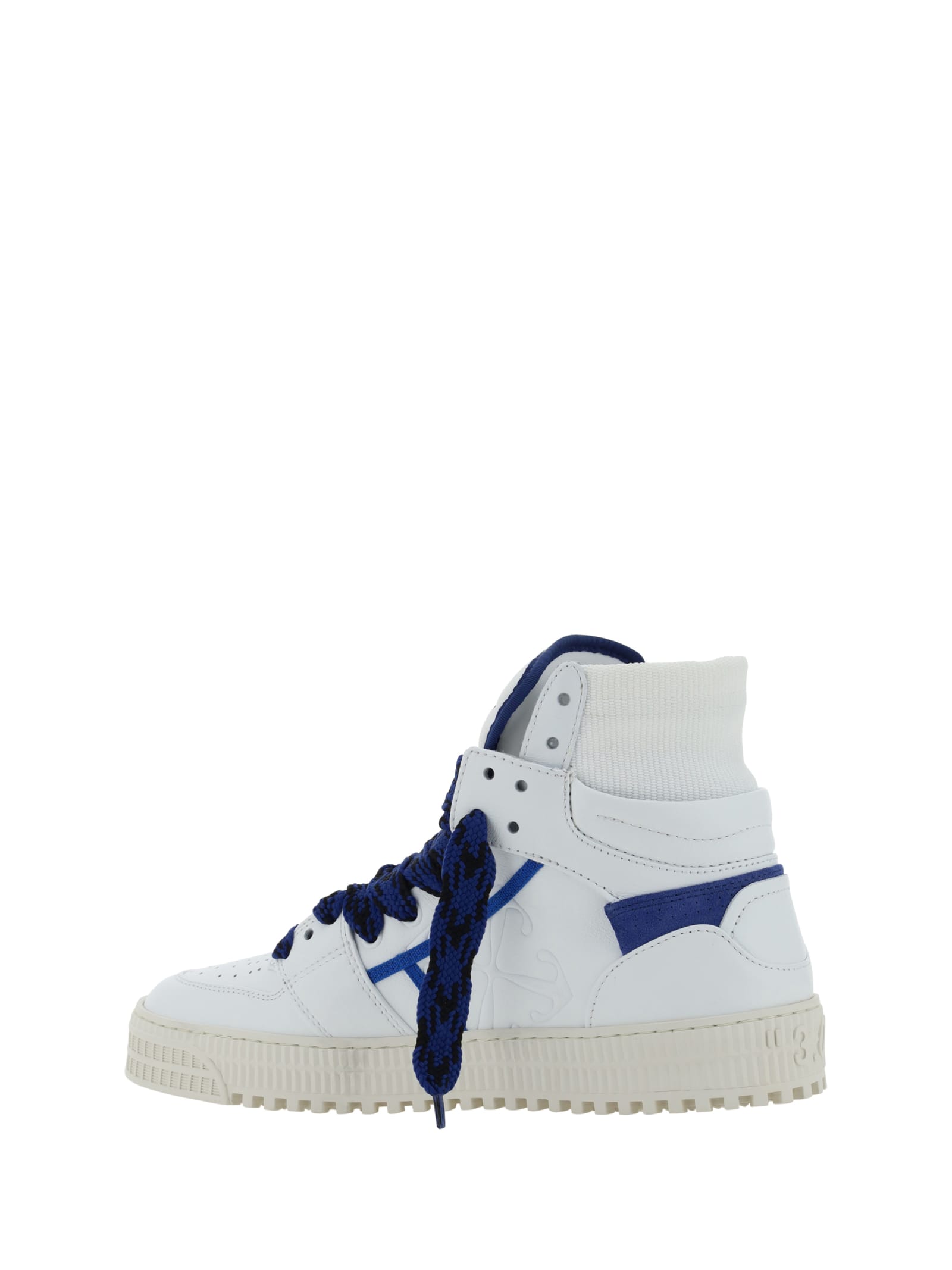 Shop Off-white 3.0 Off Court Sneakers In White Navy Blue