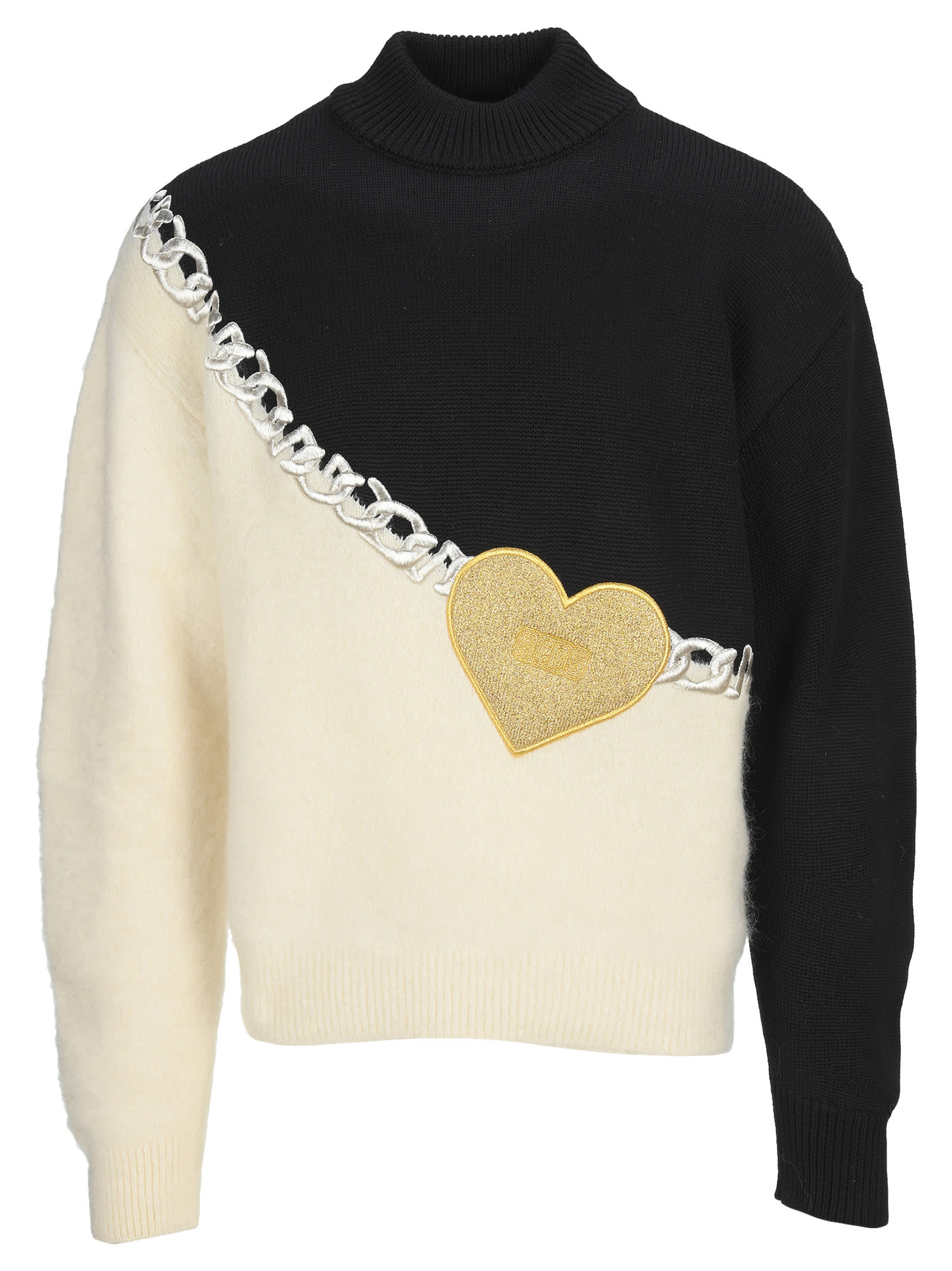 Gcds Mohair Heart Sweater