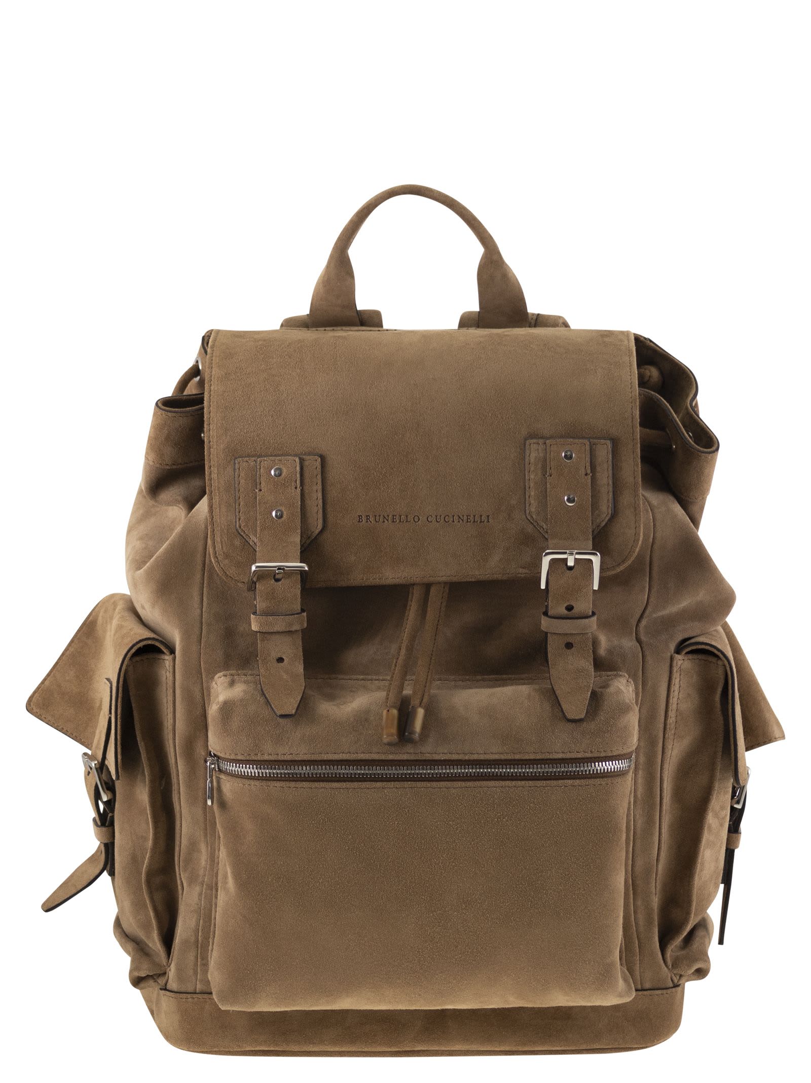 BRUNELLO CUCINELLI SUEDE CITY BACKPACK 