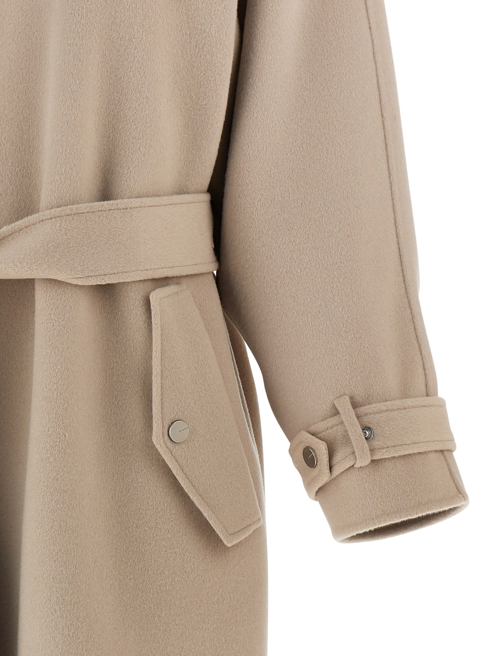 Pinko Cartoccio Coat In Multi