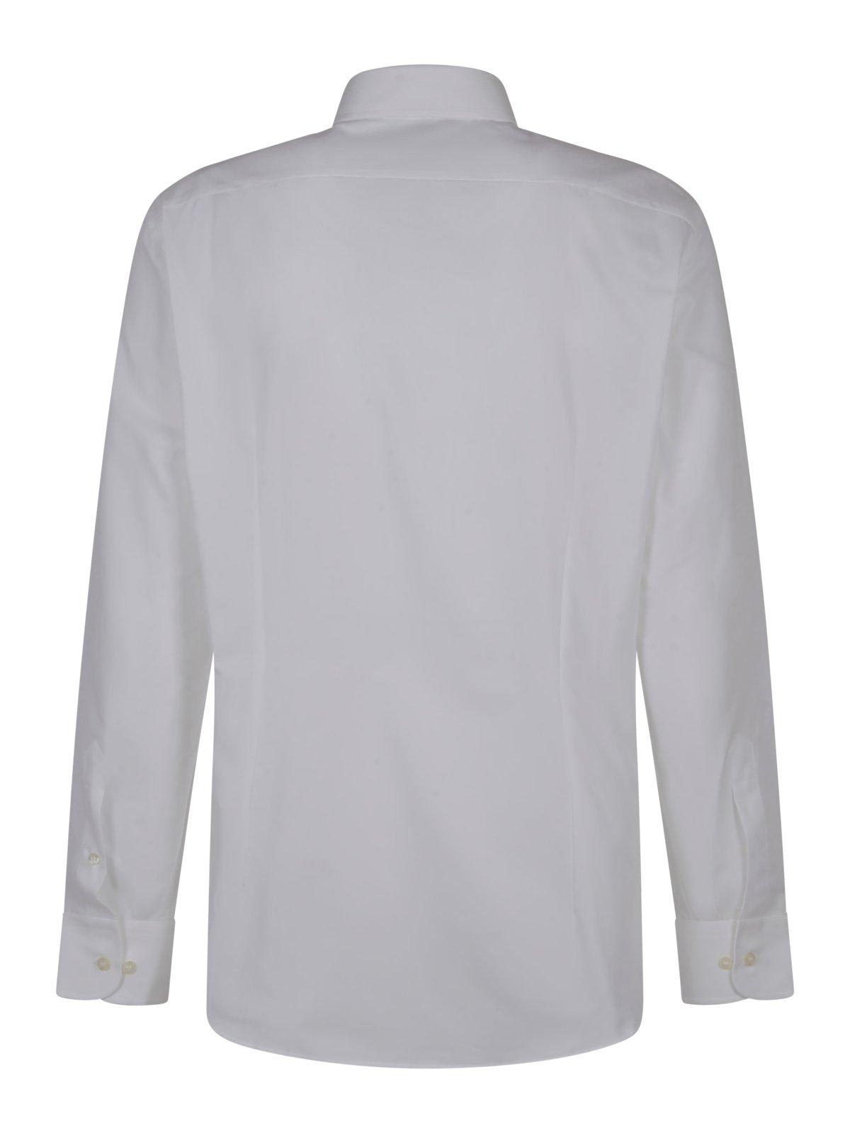 Etro Long-sleeved Roma Shirt In Bianco