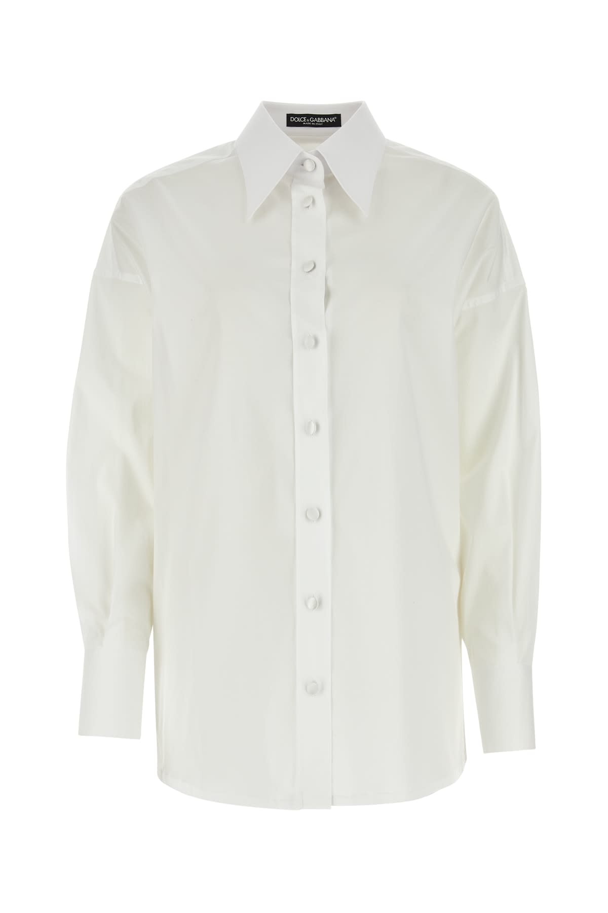 Shop Dolce & Gabbana Camicia In Biancoottico