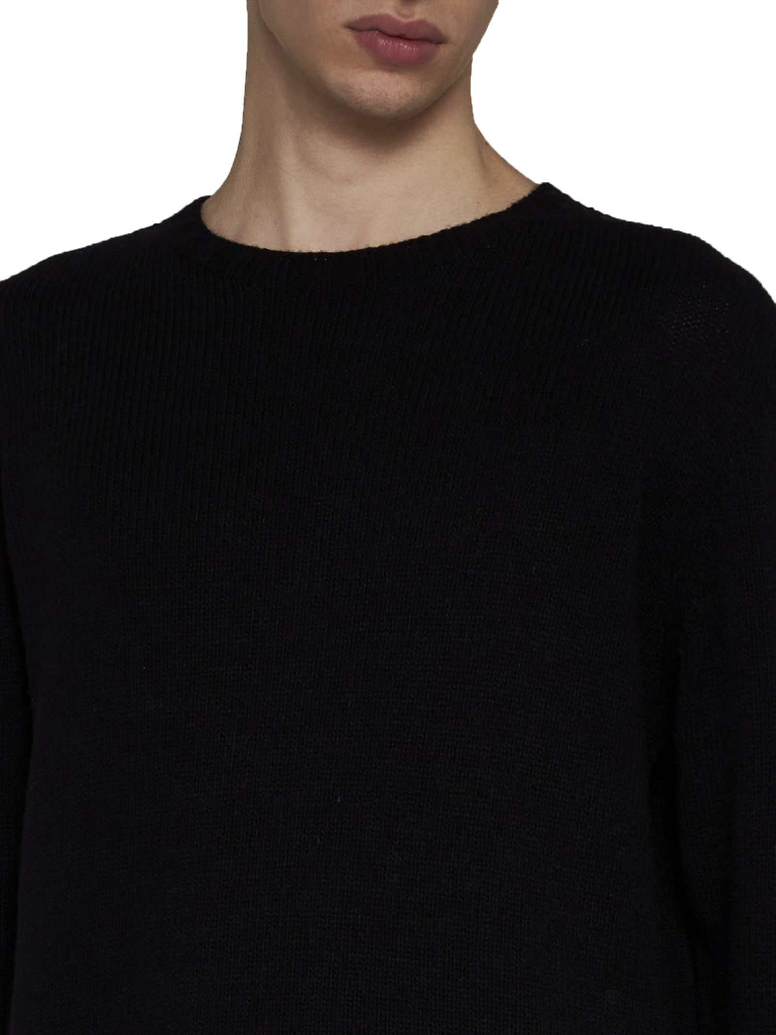 Shop Palm Angels Sweater In Black White