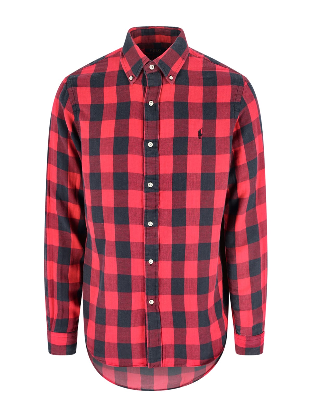 Polo Ralph Lauren Checked Shirt In Red