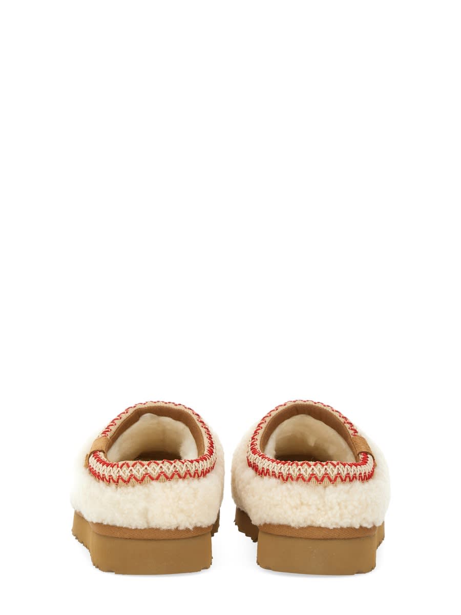 Ugg Tasman Maxi Curly 1158356-nat Slippers Womens Beige Sheepskin Slip On Gug183 In Multi