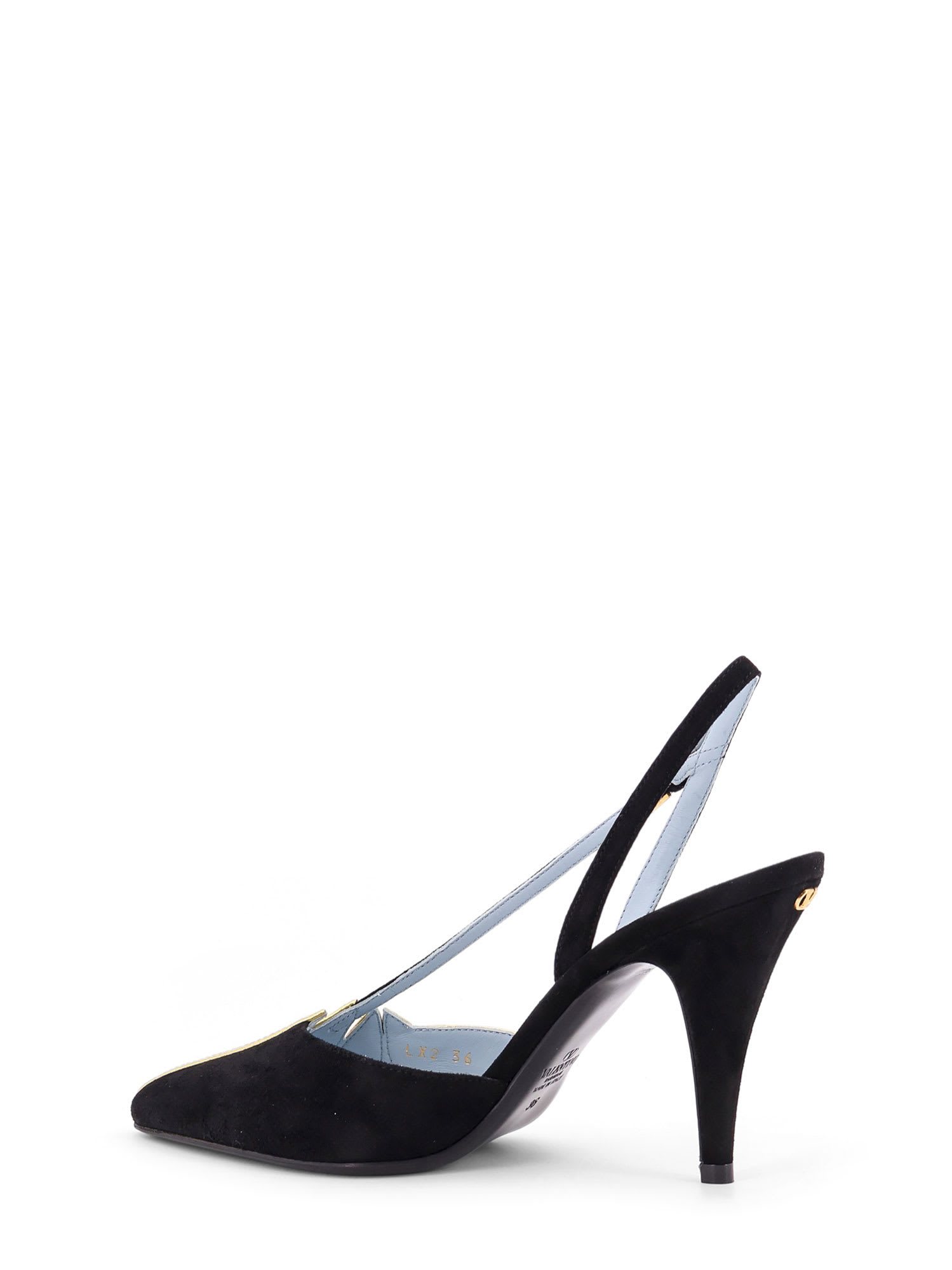 Shop Valentino Garavani Foliefoliage Suede Décolleté Slingback