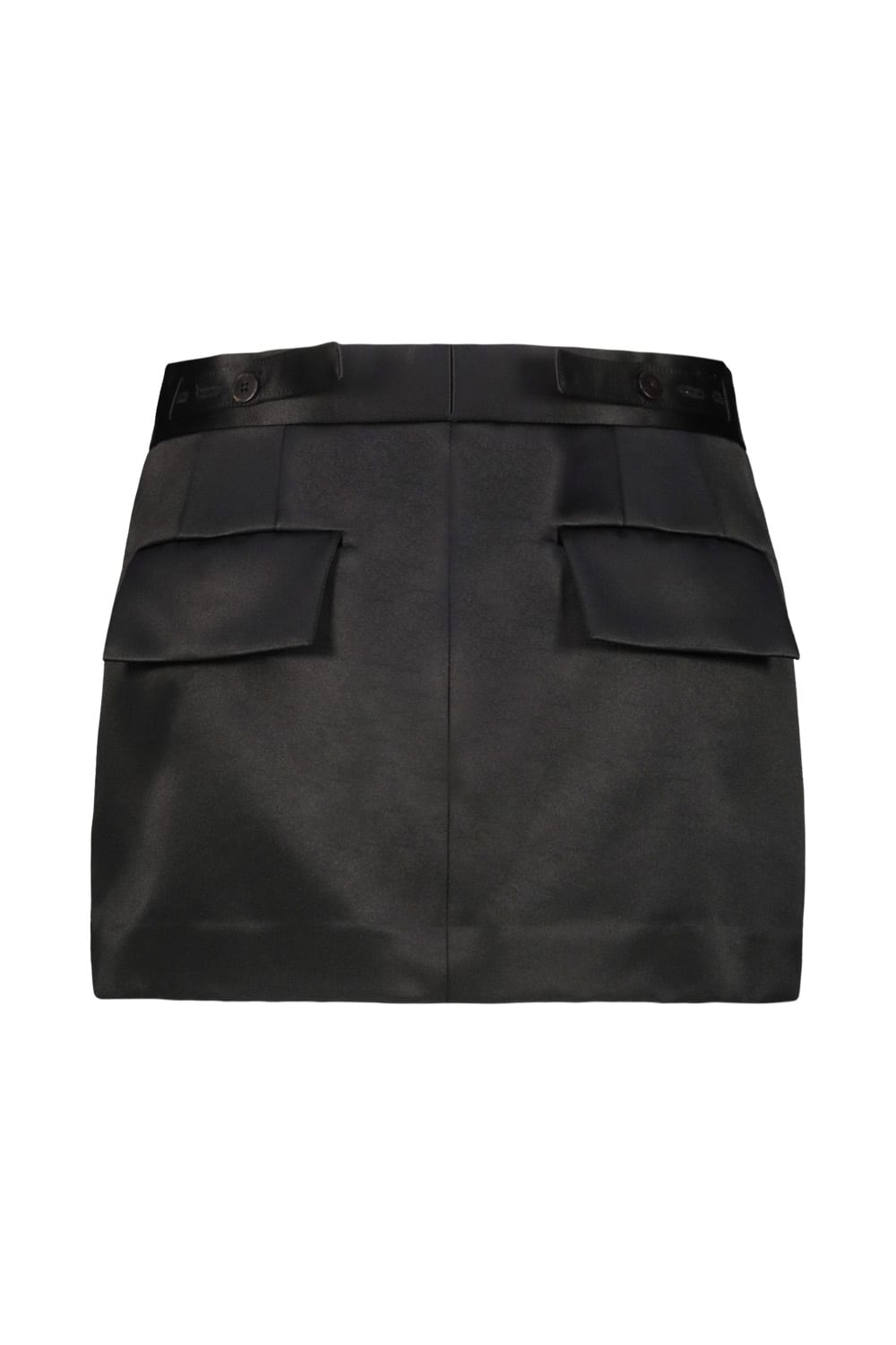 Shop Sapio Duchesse Mini Skirt In Black