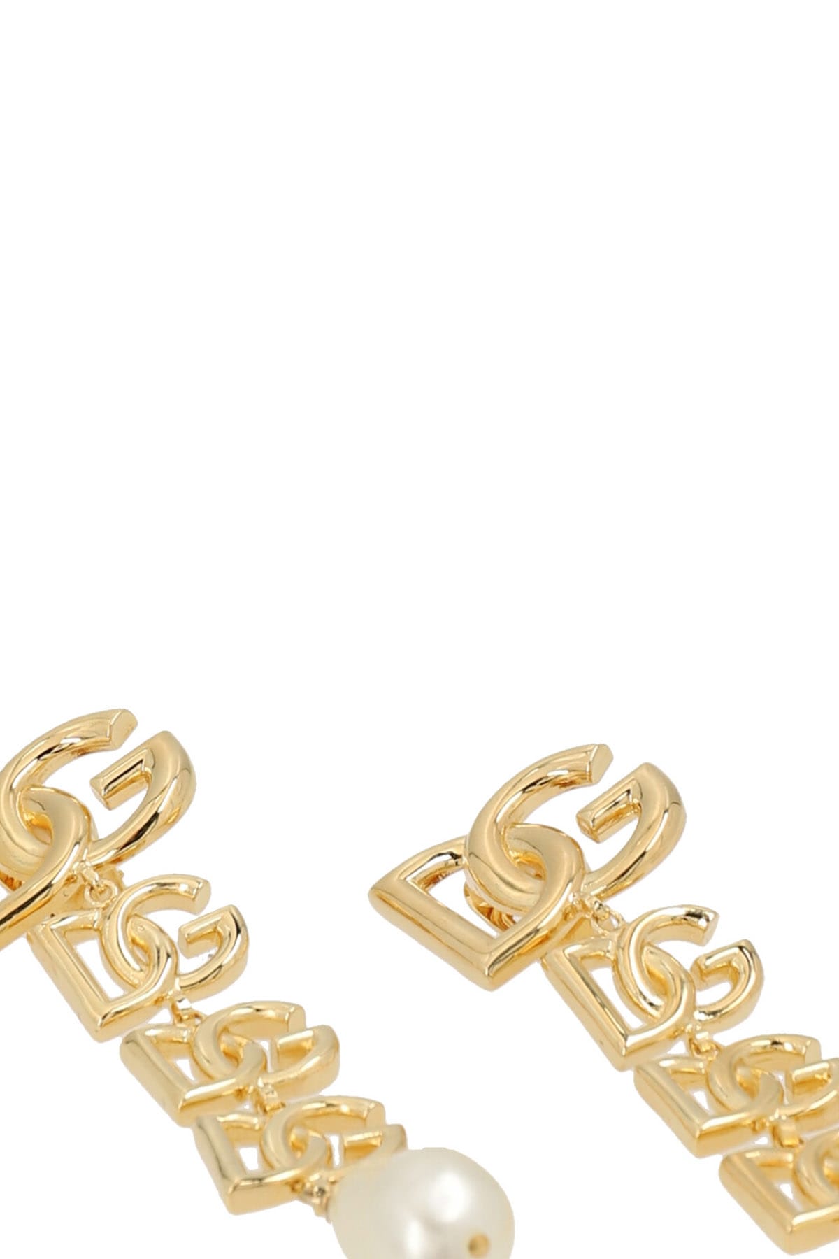 Shop Dolce & Gabbana Logo Earrings In Oro