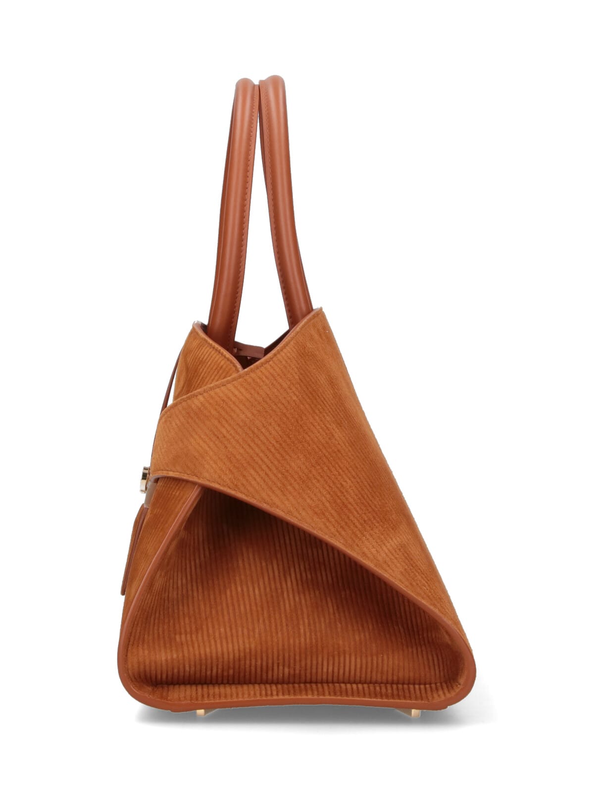 Ferragamo Medium Handbag Hug In Brown