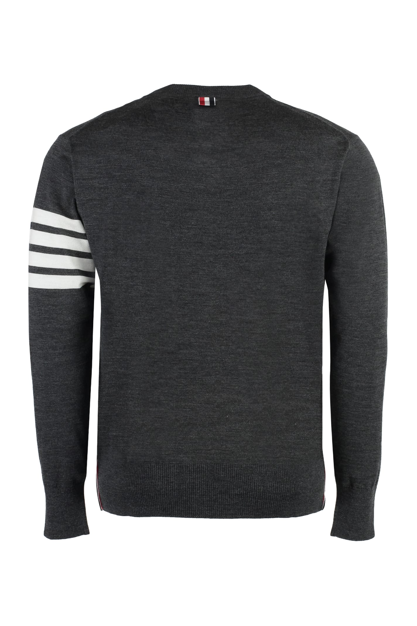 THOM BROWNE LONG SLEEVE CREW-NECK SWEATER