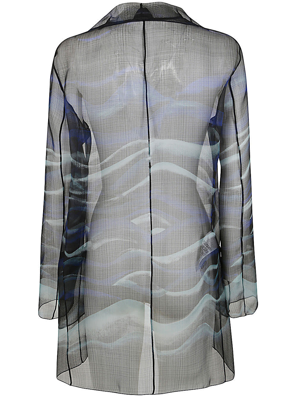 Shop Giorgio Armani Printed Jacket In Multi