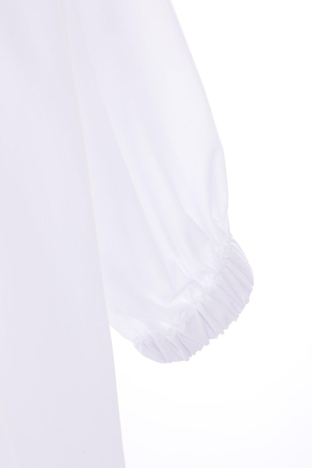 Max Mara Button-up Long-sleeved Top In White