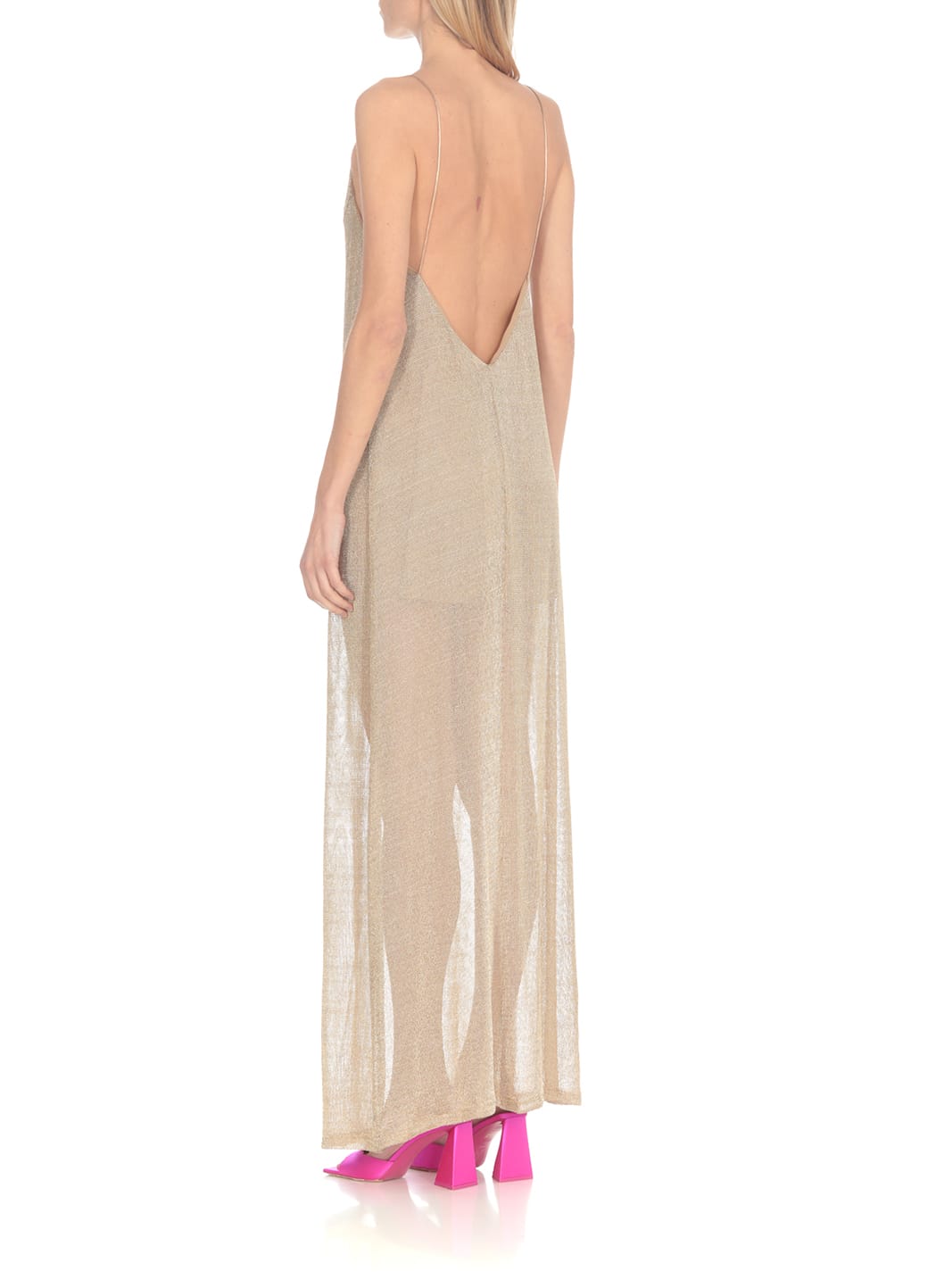 Shop The Nina Studio Artemide Dress In Golden