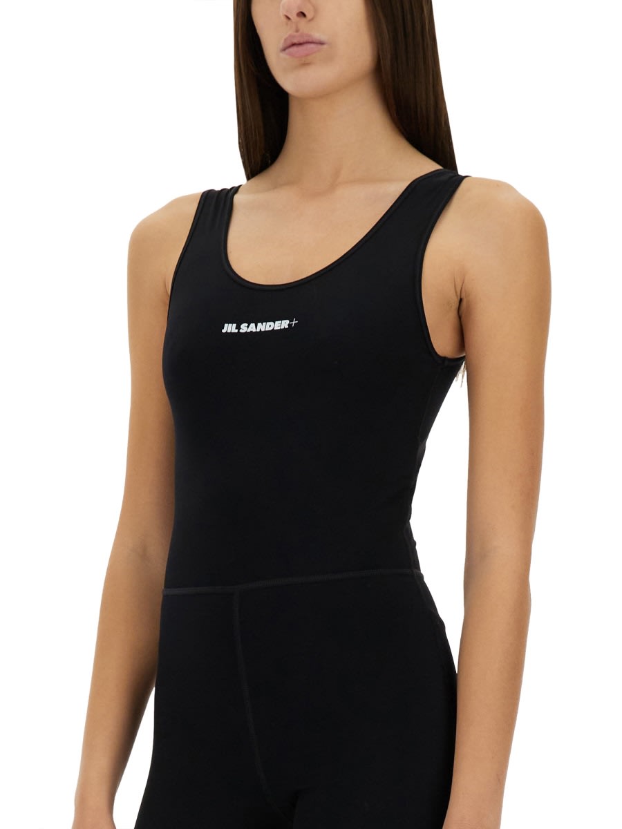 Jil Sander Suit With Logo In Black