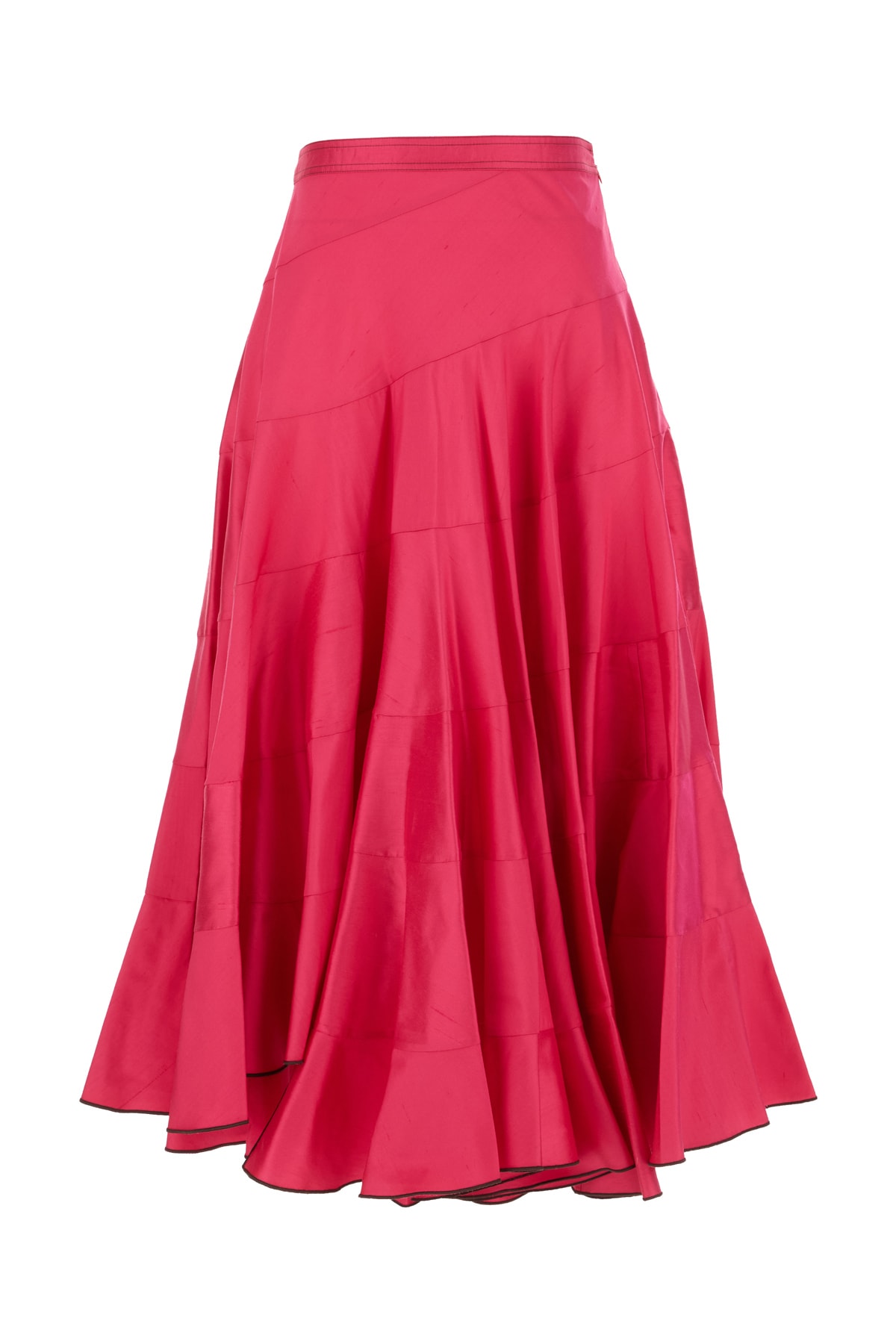 Tory Burch Fuchsia Silk Skirt - Tory Burch - Modalova