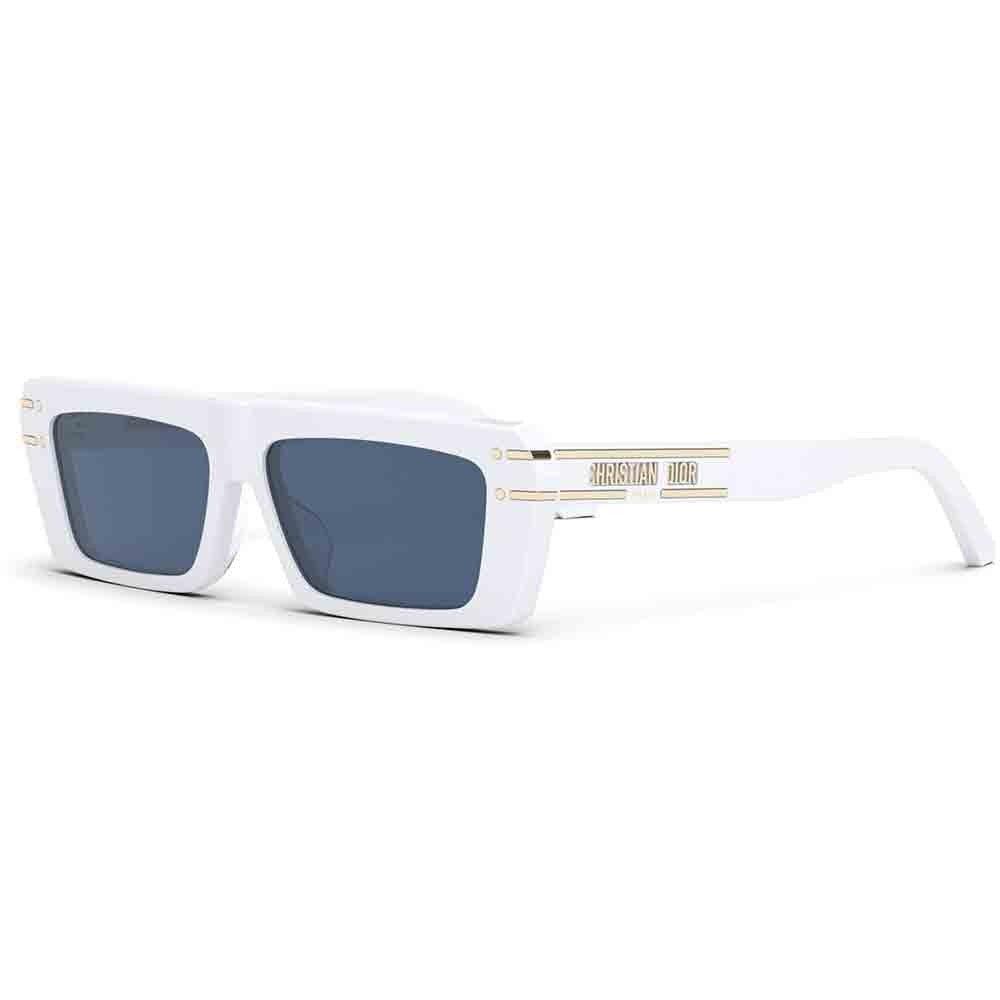 Shop Dior Rectangular Frame Sunglasses In 50b0