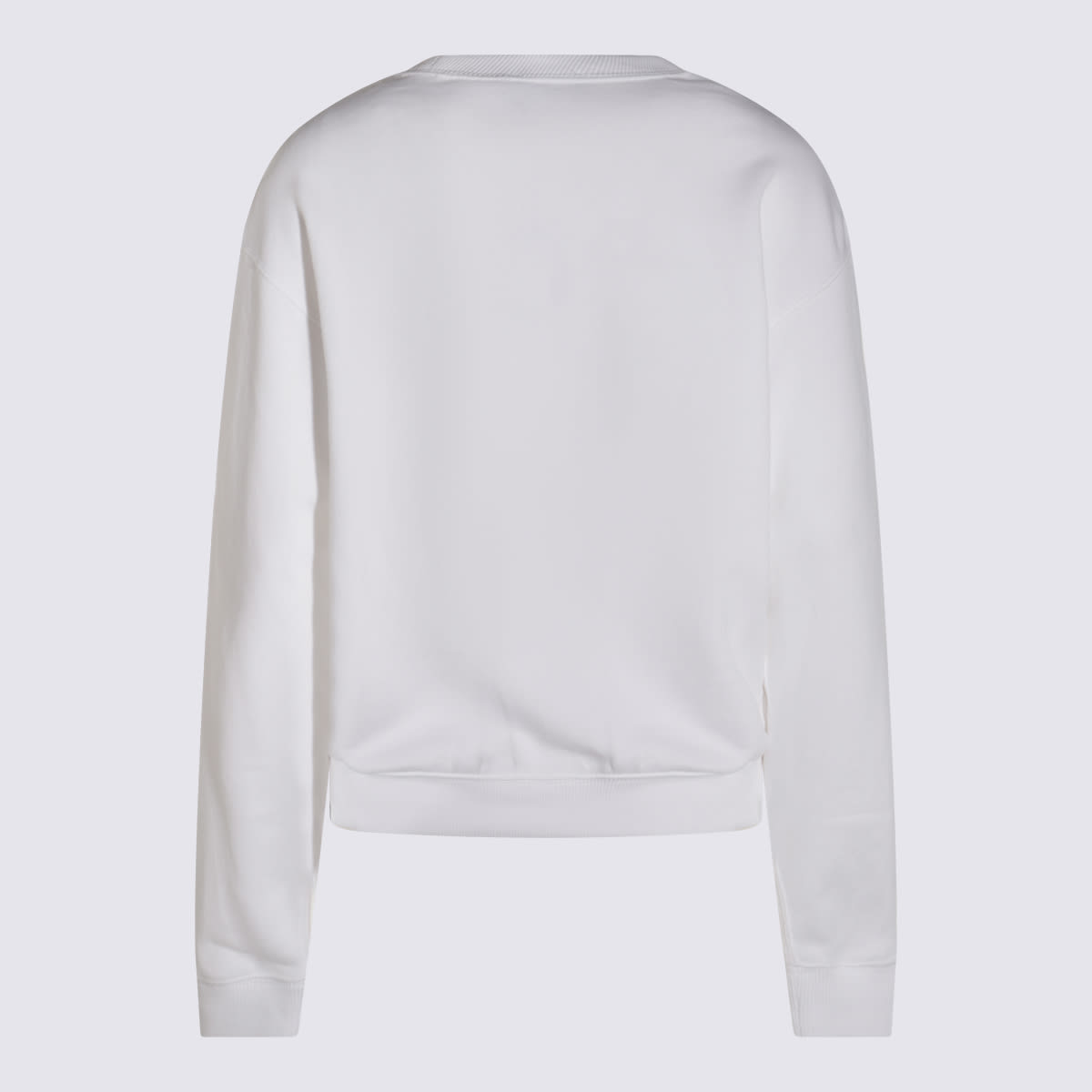 Ralph Lauren White Cotton Sweatshirt In White