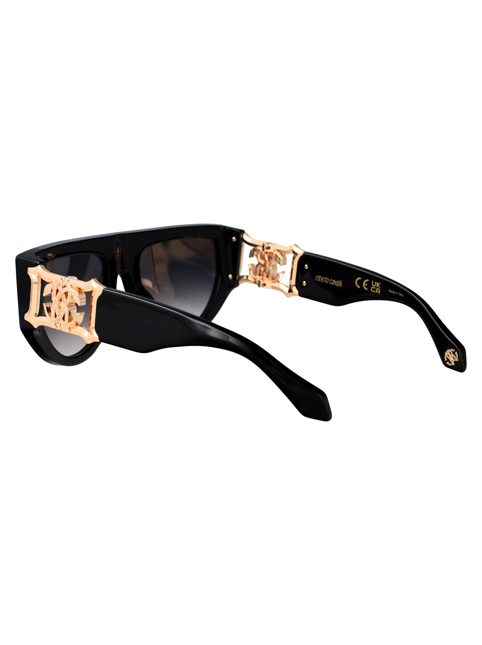 Roberto Cavalli Src063 Sunglasses In Black