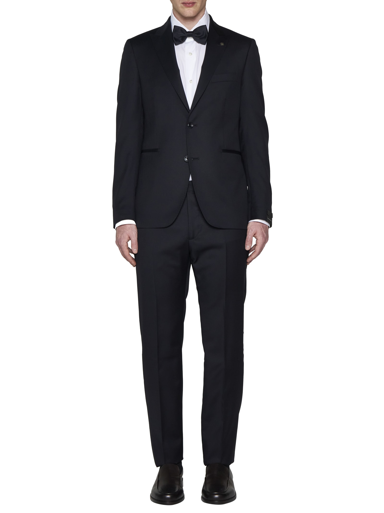 Shop Tagliatore Suit In Blue