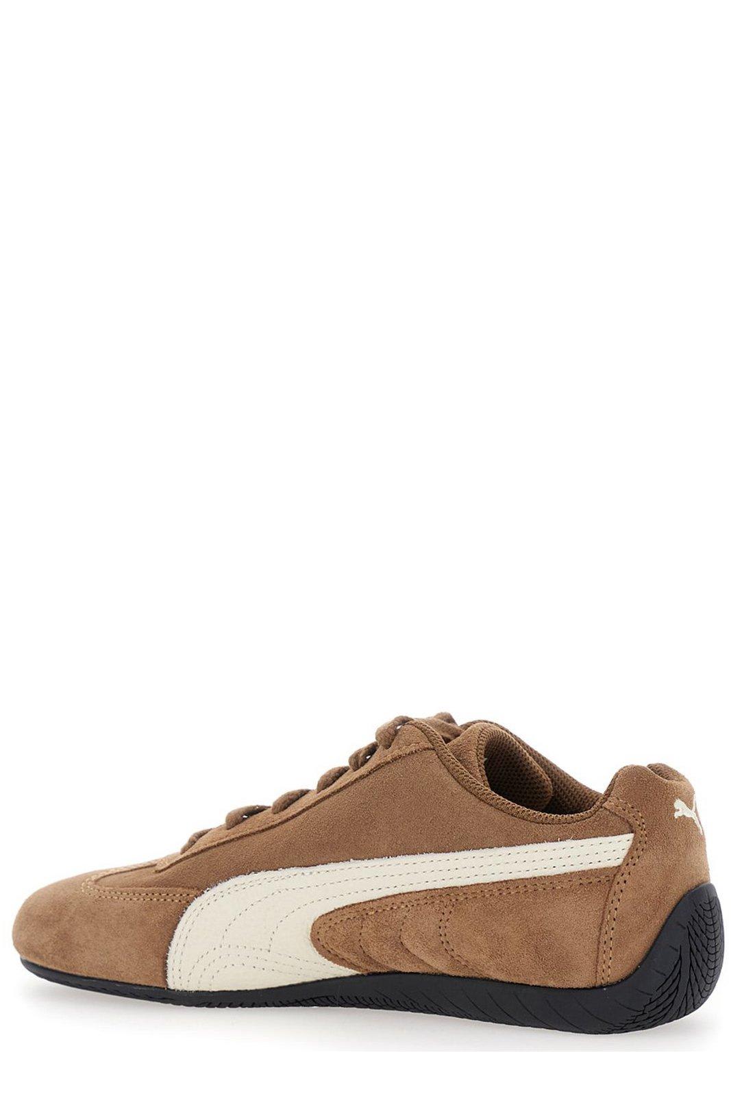 Puma Speedcat Lace-up Sneakers In Brown