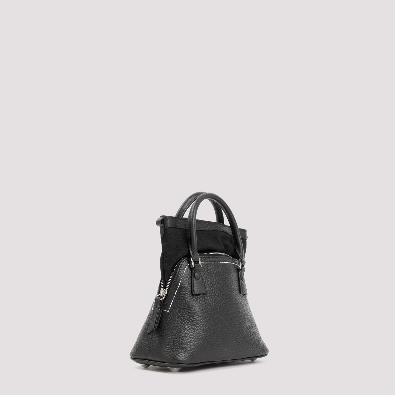 Shop Maison Margiela 5ac Micro Bag In Black