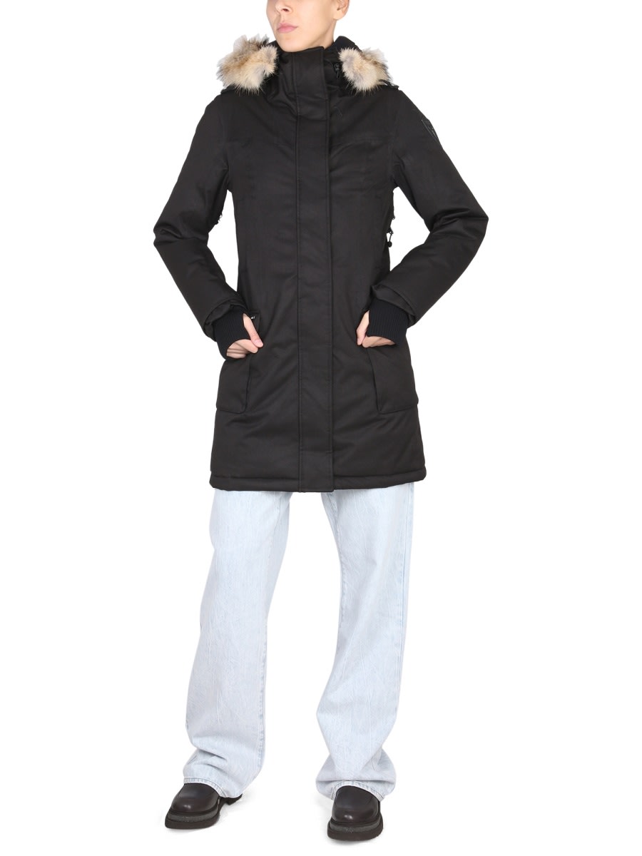 Shop Nobis Parka Abby In Black