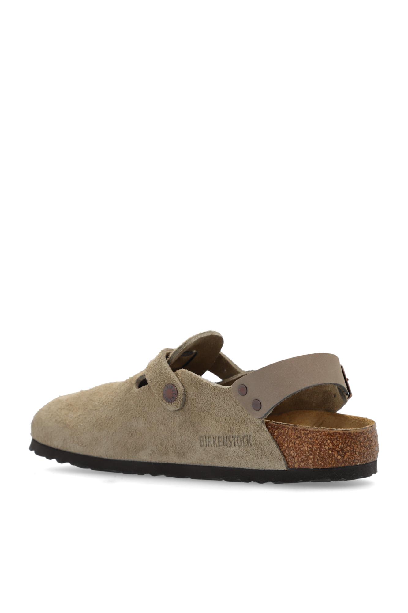 Birkenstock Ciabatta Tokio Taupe Suede Leather In Multi