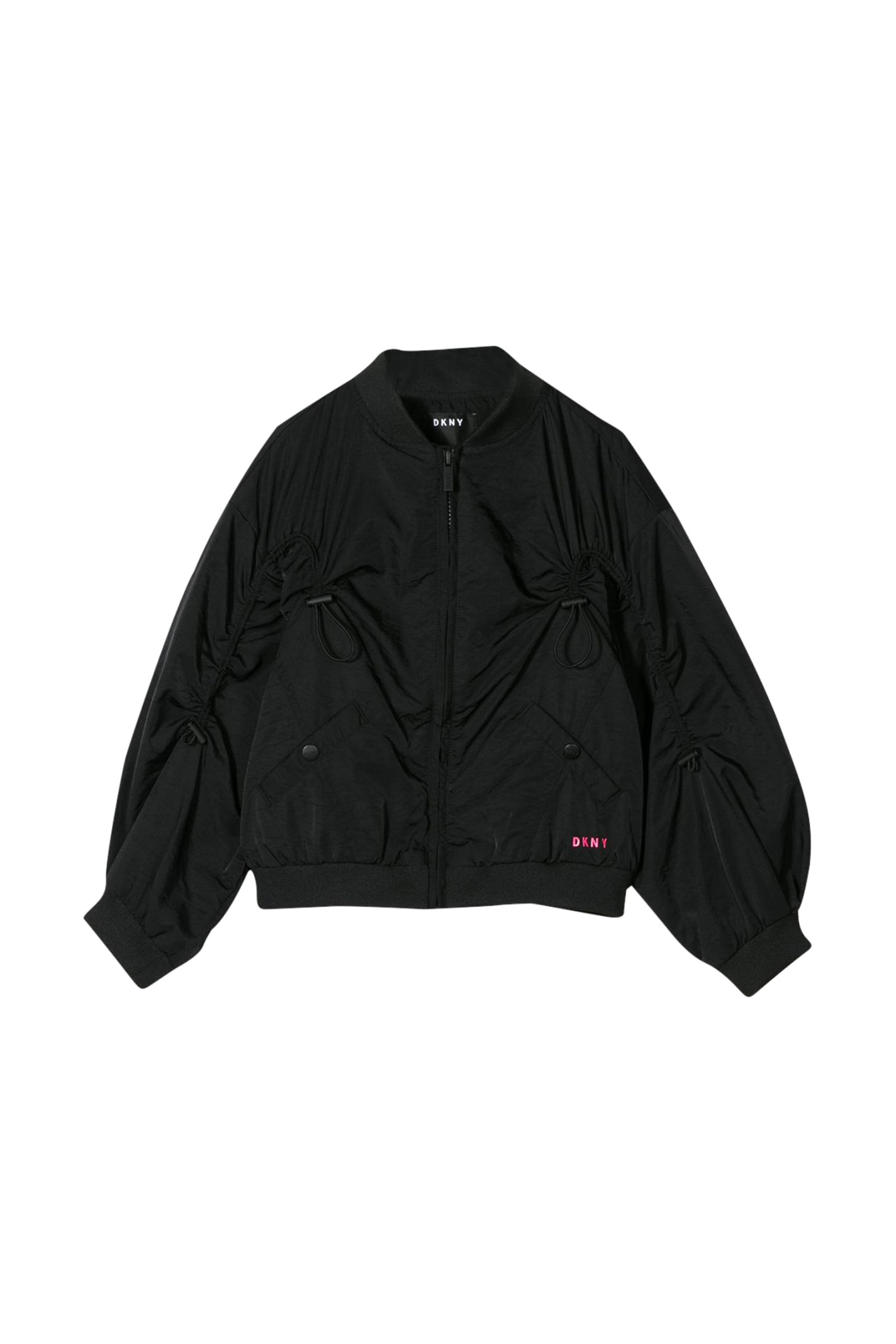 Dkny Kids Printed Jacket In Nero | ModeSens