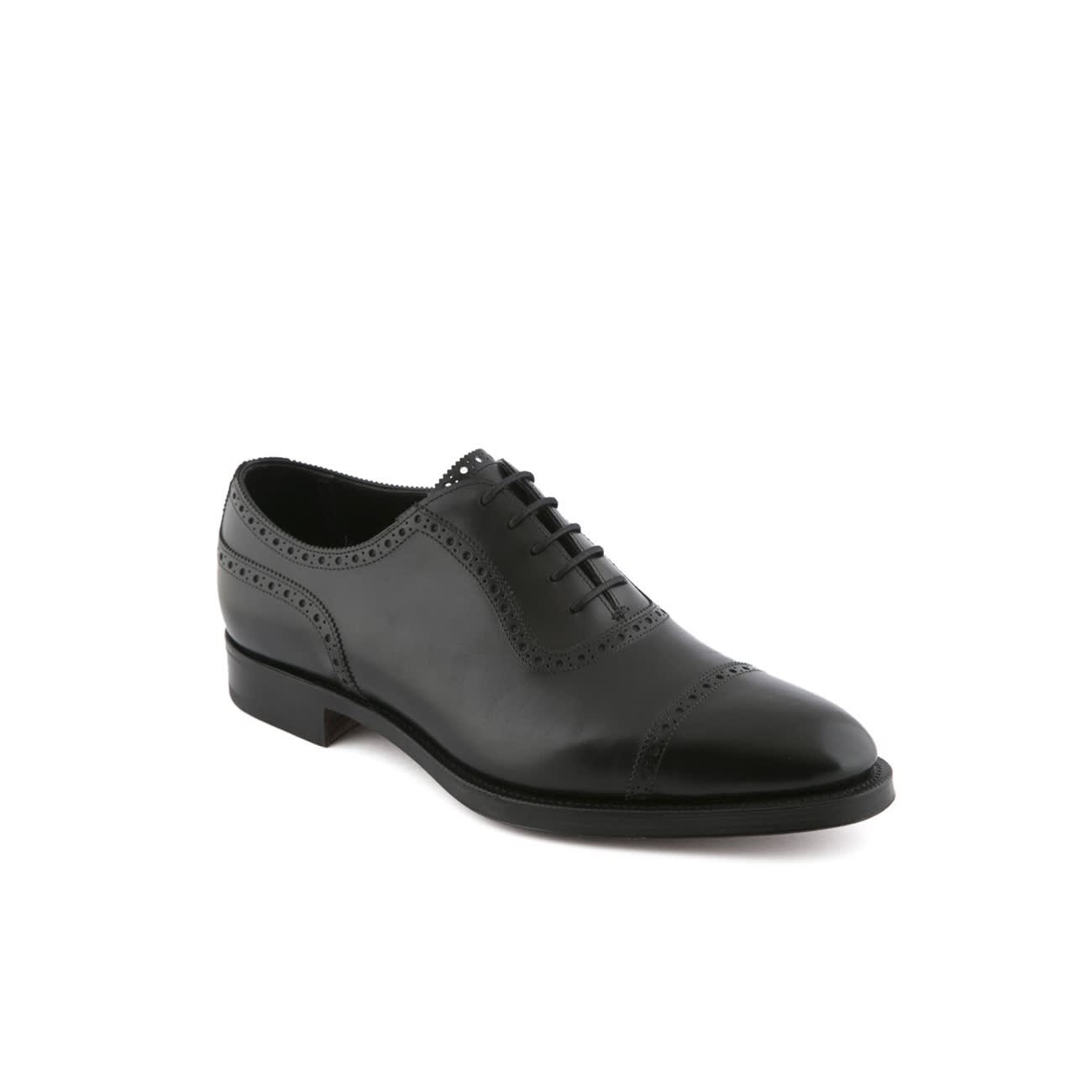 Edward Green Canterbury Black Calf Oxford Shoe