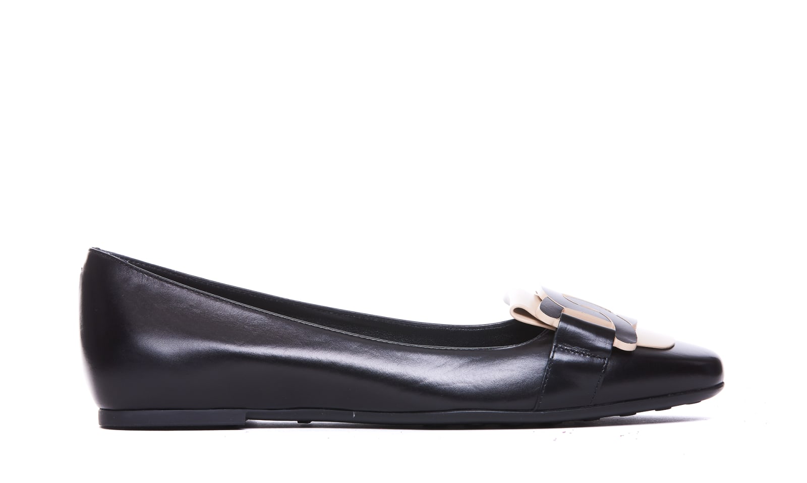 Shop Tod's Kate Laofers In Black