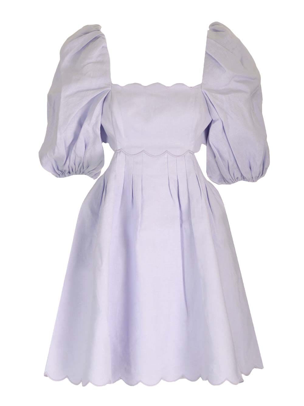 halliday Scallop Mini Dress