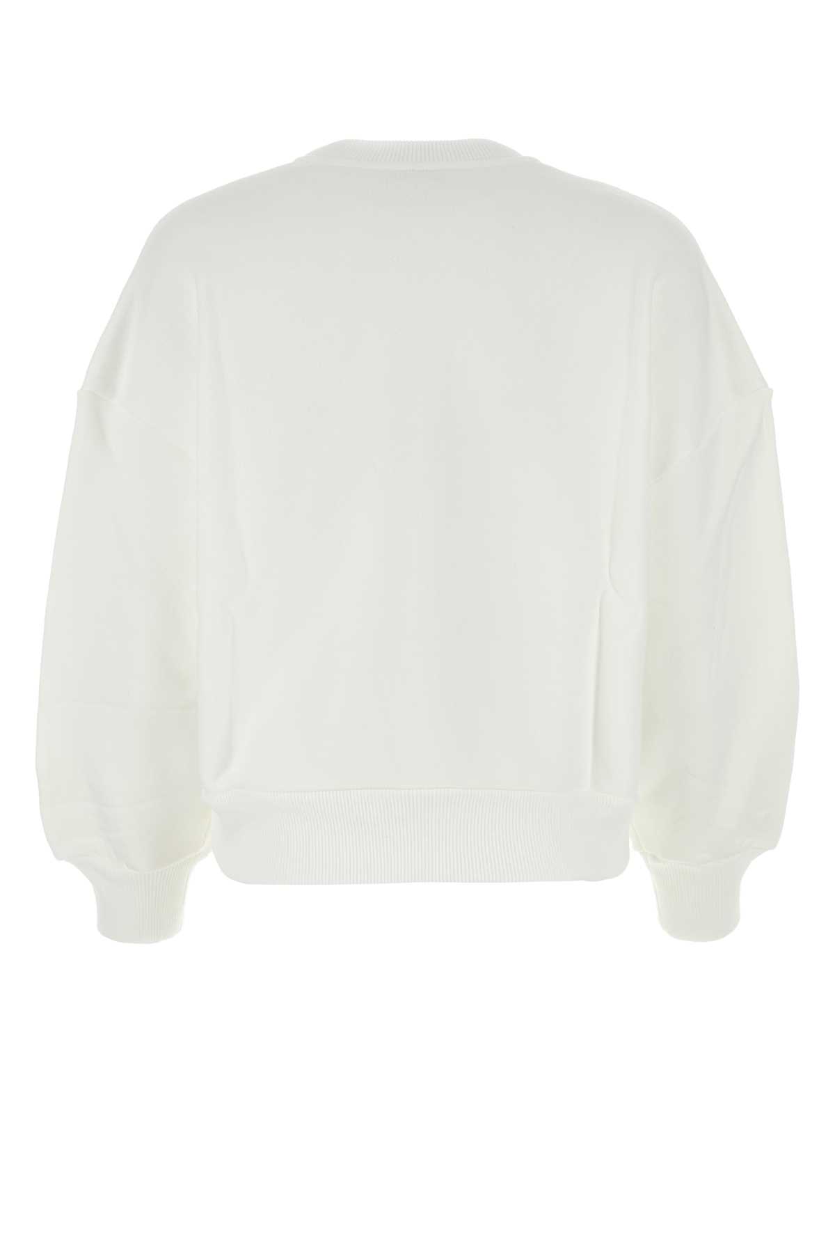 Shop Alexander Mcqueen White Cotton Sweatshirt