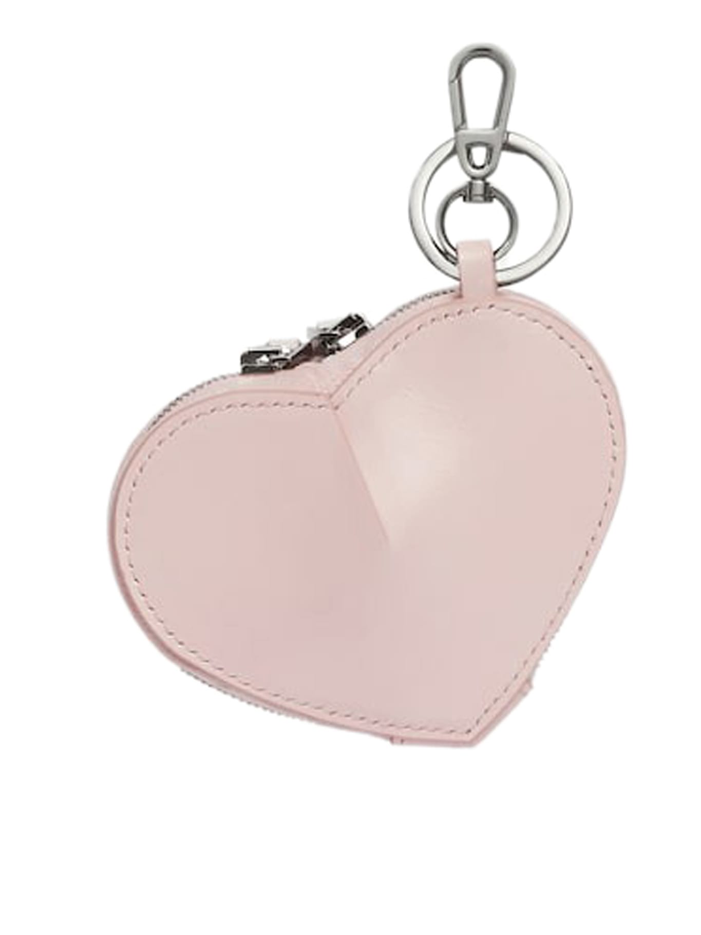 Shop Alaïa Le Coeur Mini Wallet In Rose Dragee
