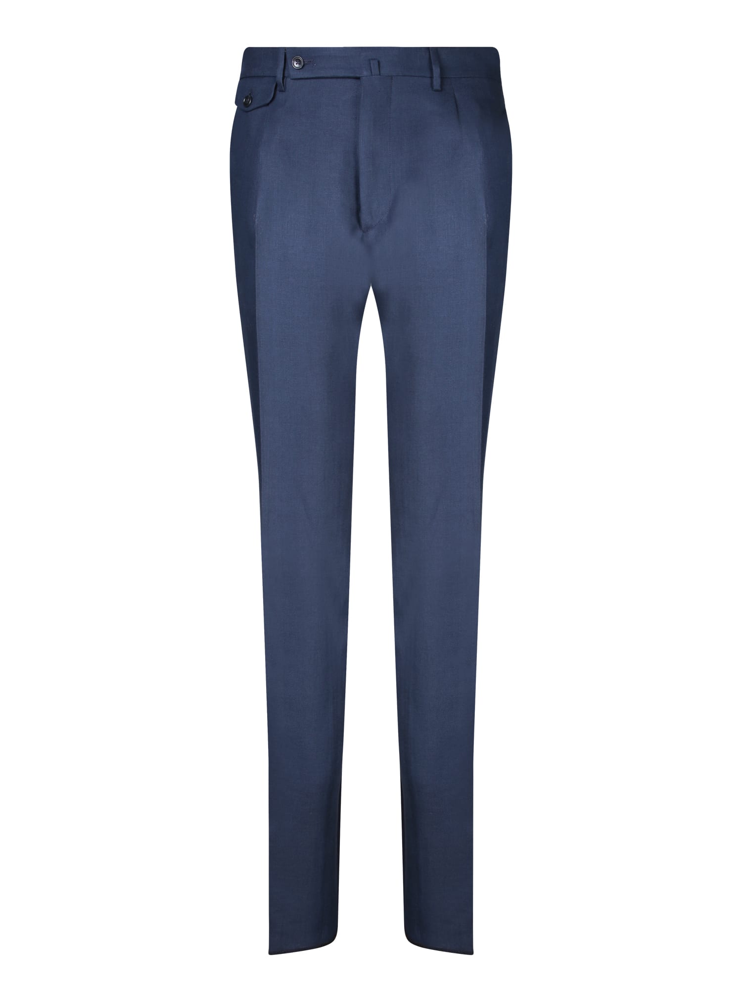 TAGLIATORE ONE-PLEAT BLUE PANTS