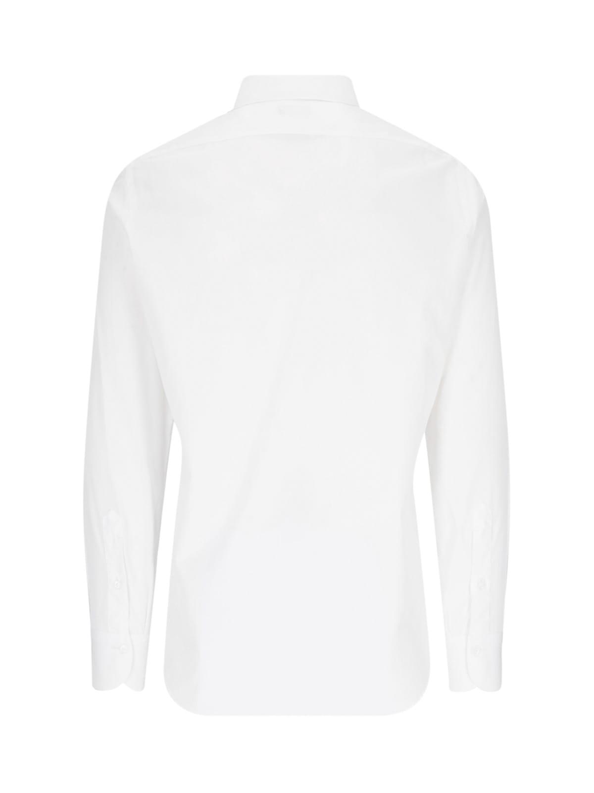 Shop Finamore Classic Shirt In White