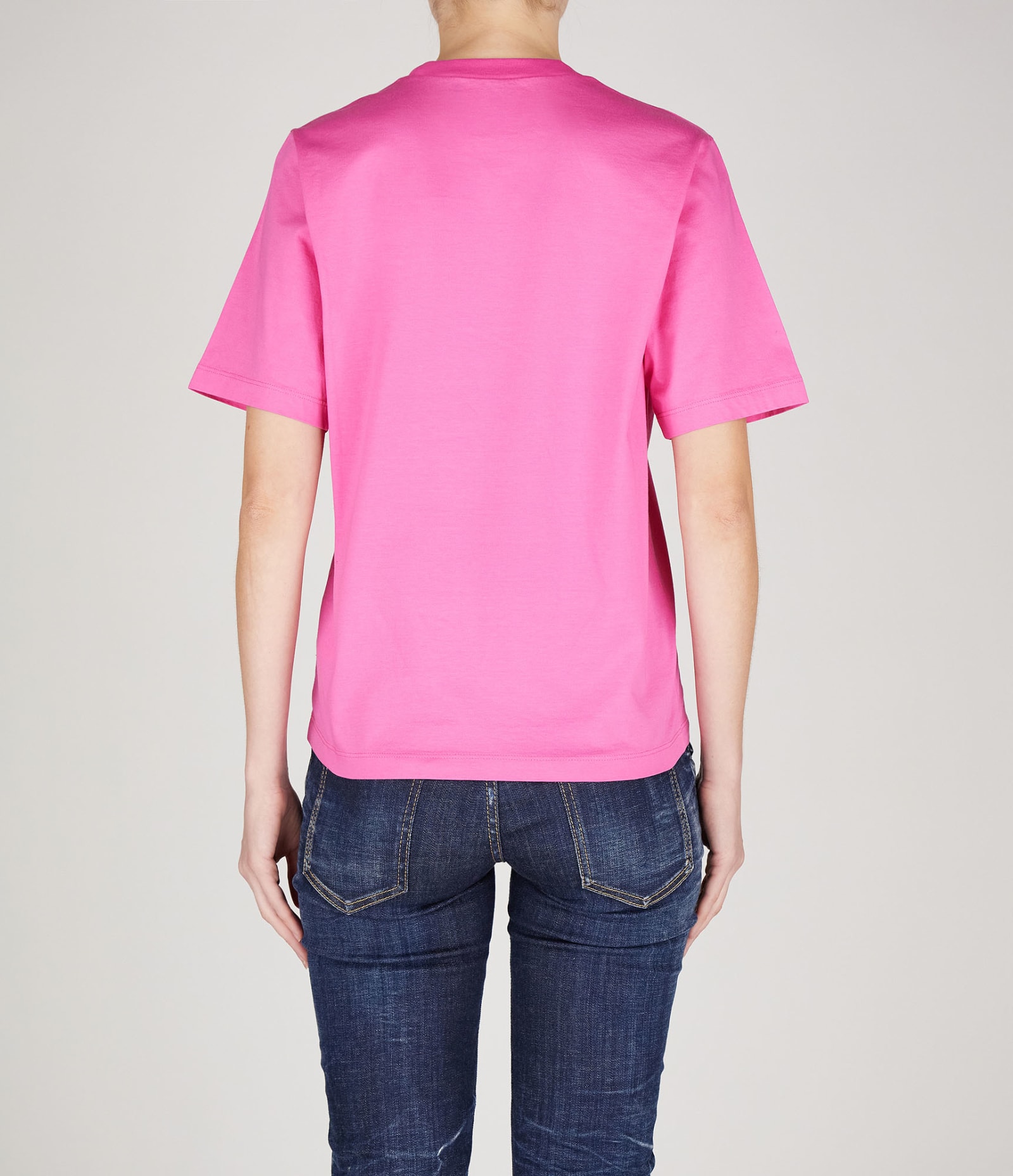 Shop Dsquared2 T-shirts In Fuxia