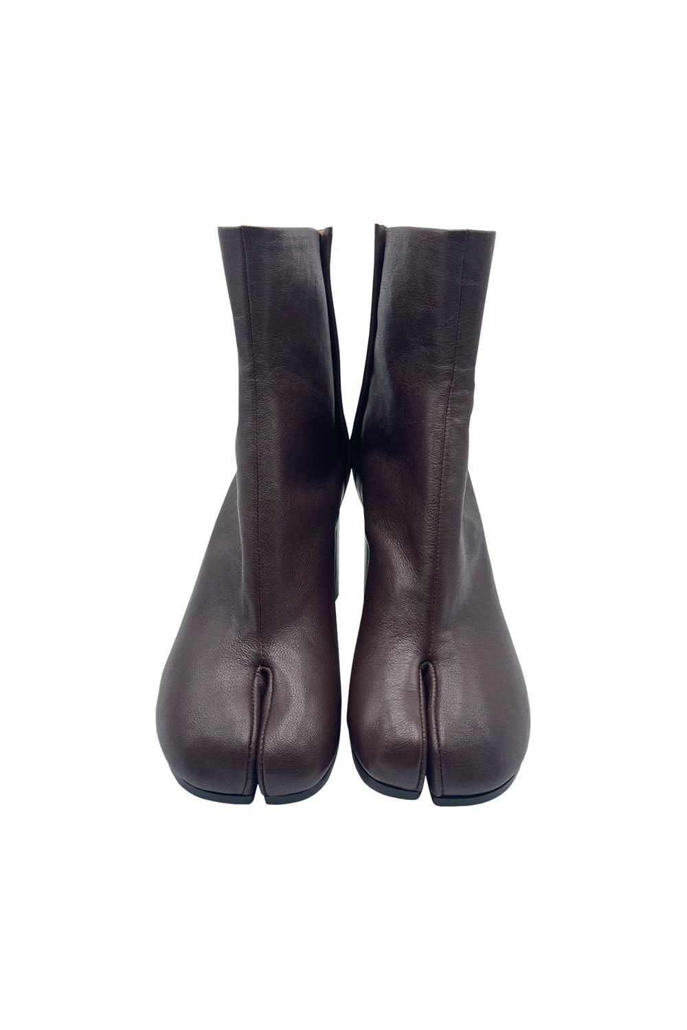 Shop Maison Margiela Brown Tabi Boots