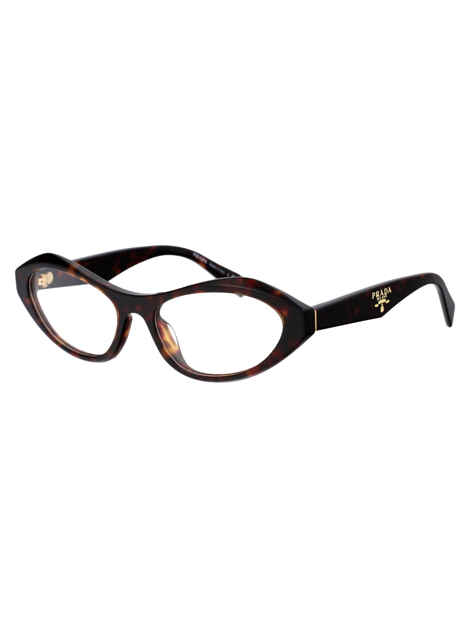 Shop Prada 0pr A21v Glasses In 17n1o1 Root Tortoise