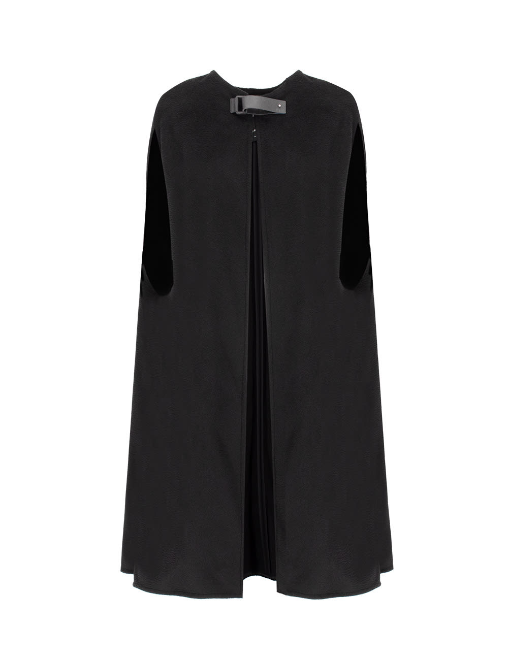 Black Wool Cape