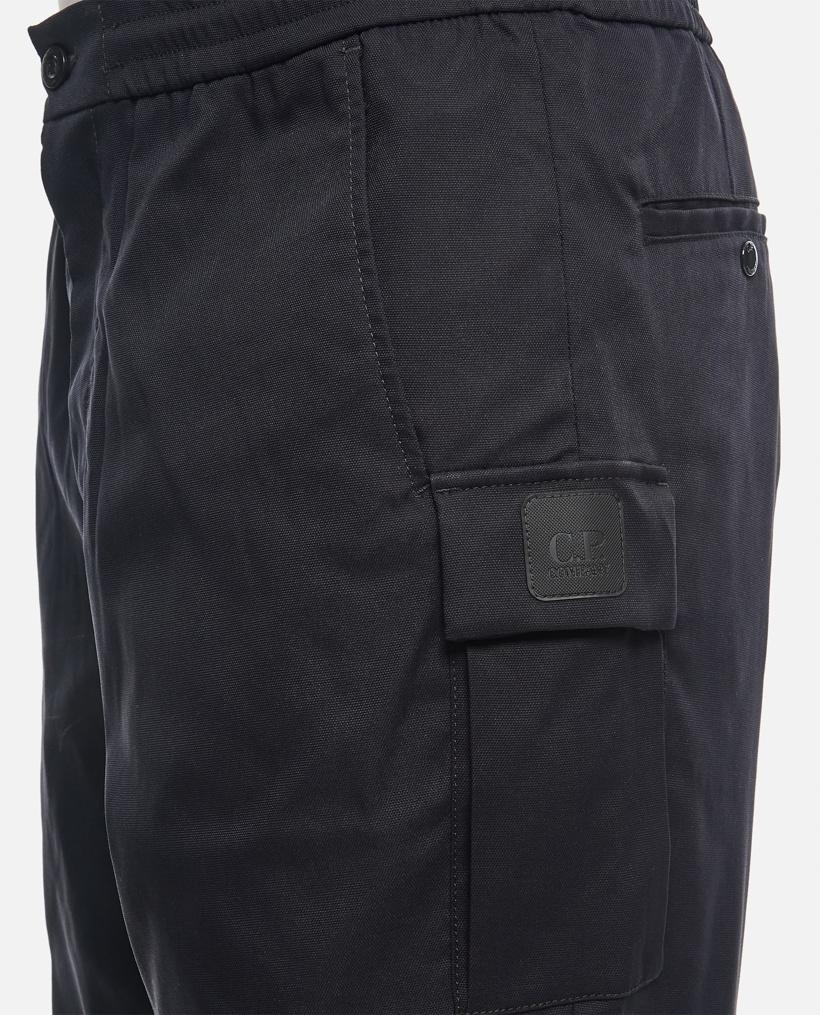 Shop C.p. Company Regular Cargo Pants Metropolis Series In Black