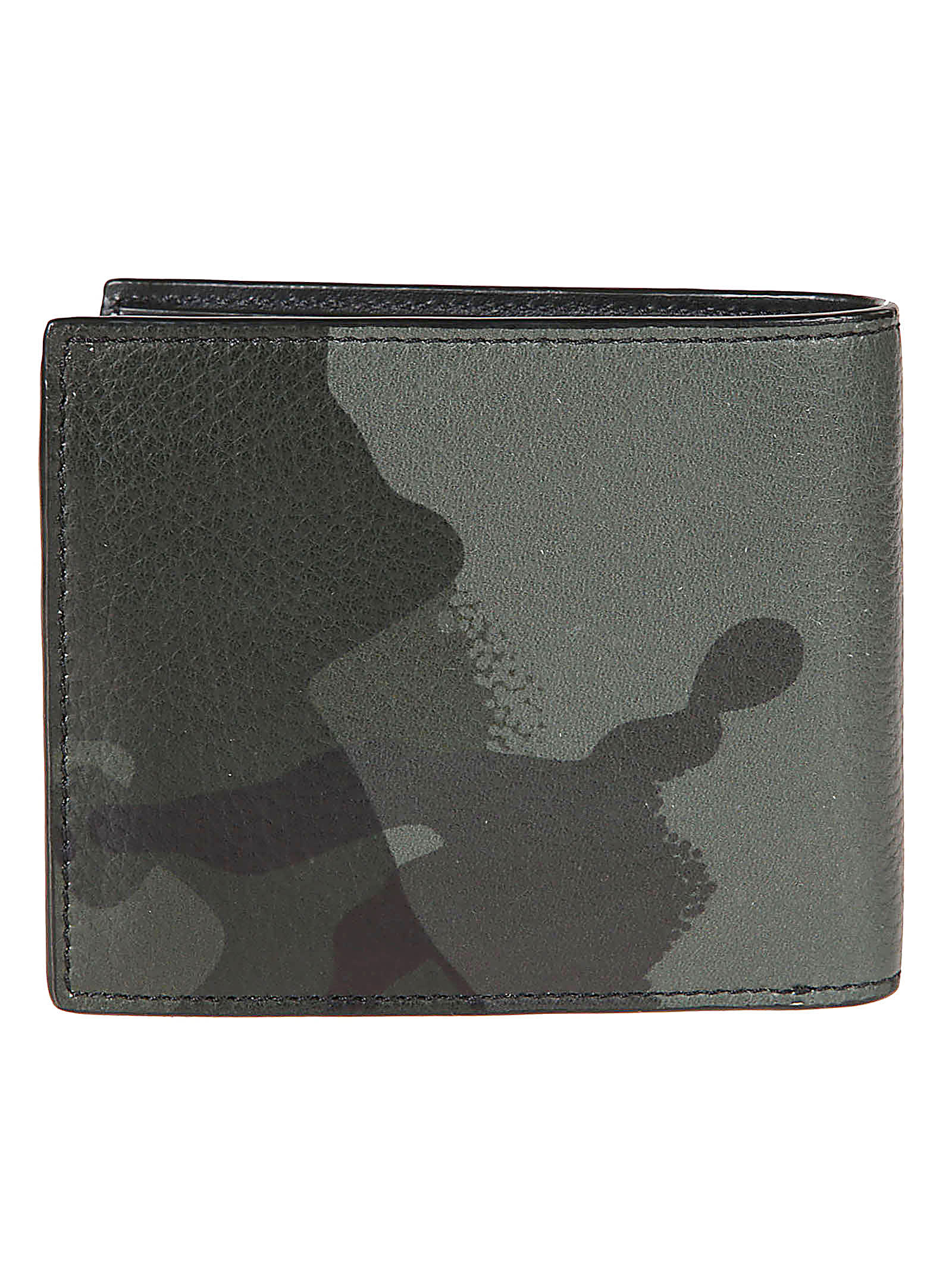Shop Tom Ford Camouflage Bill-fold Wallet In Dark Olive