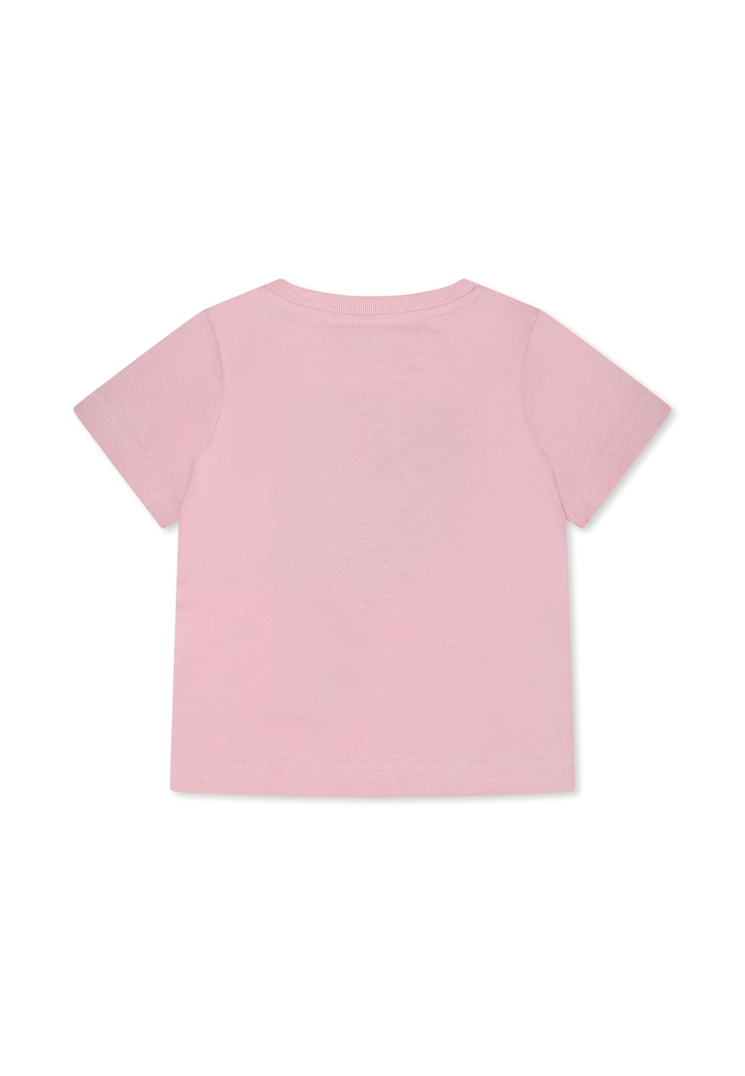 Shop Stella Mccartney Pink T-shirt For Baby Girl With Strawberry