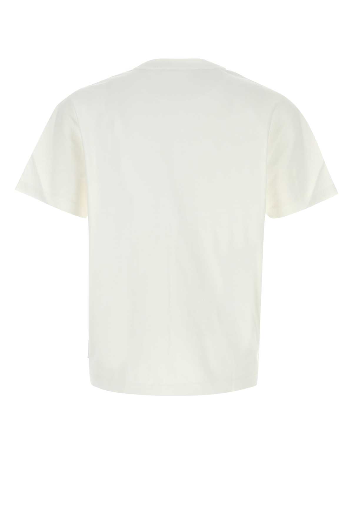 Apc Marc Jacobs Logo-print Cotton-jersey T-shirt In White