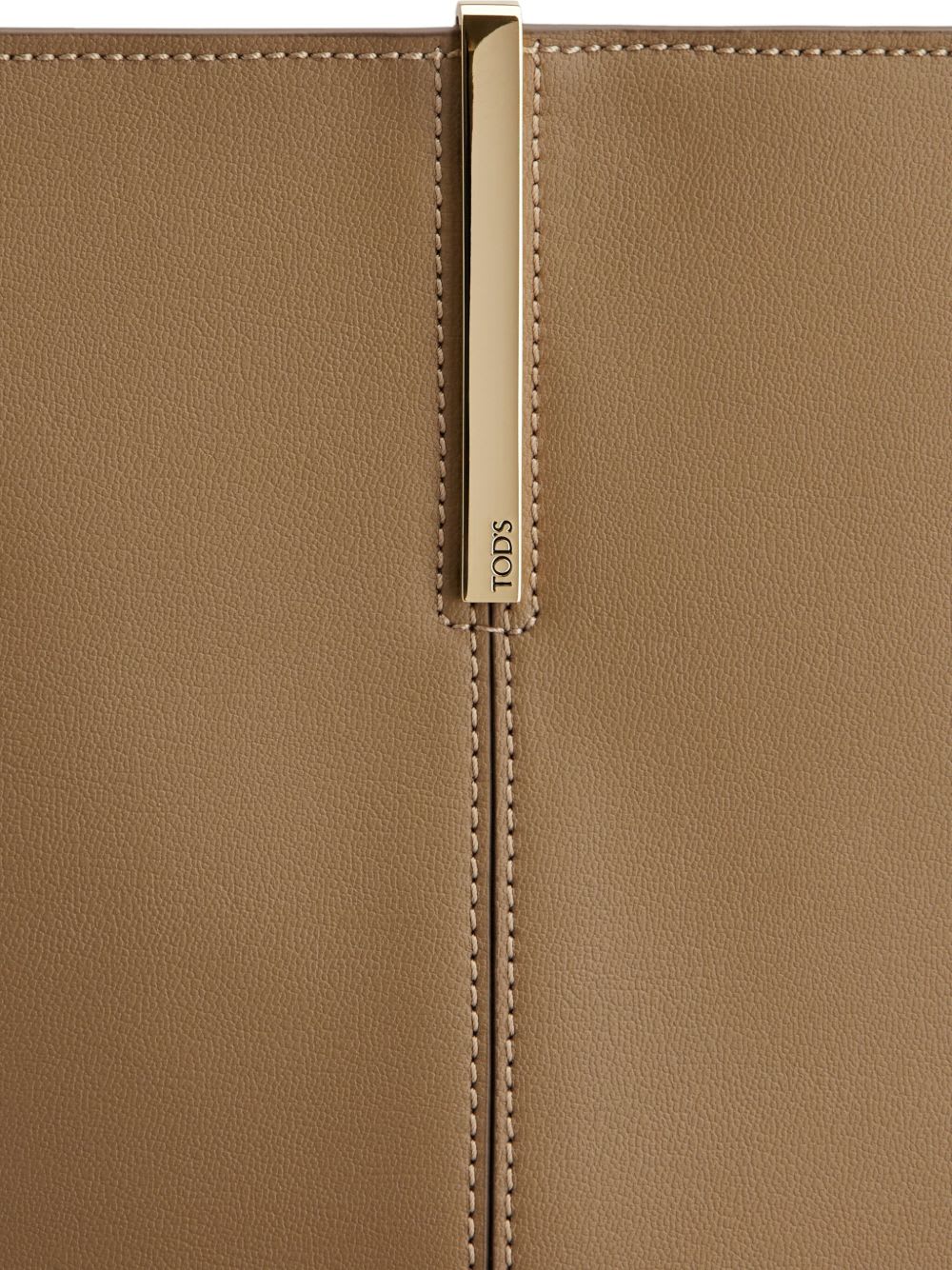 Tod's Medium Leather Shopping Bag In Brown