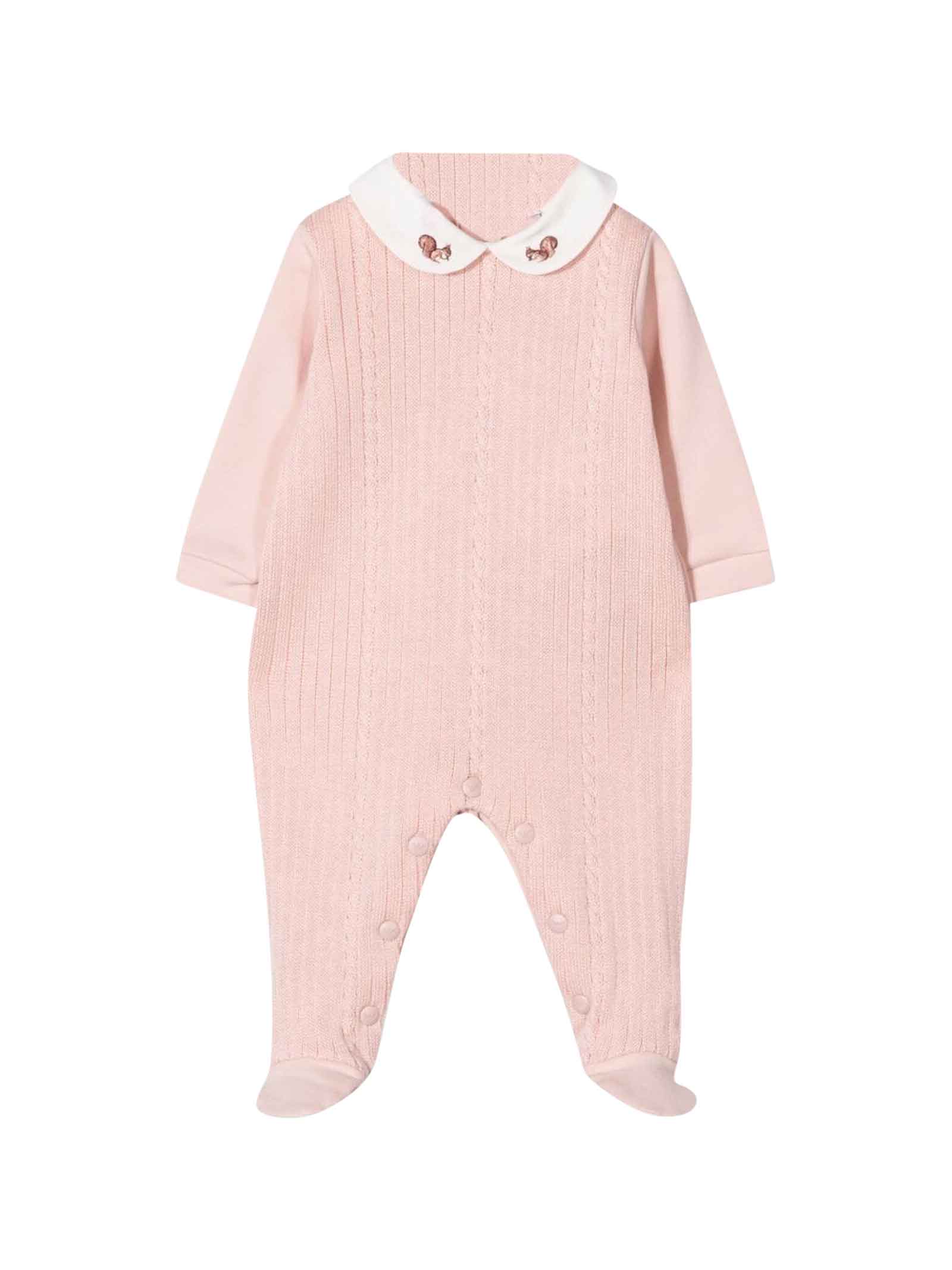 Emporio Armani Baby Girl Pink Jumpsuit