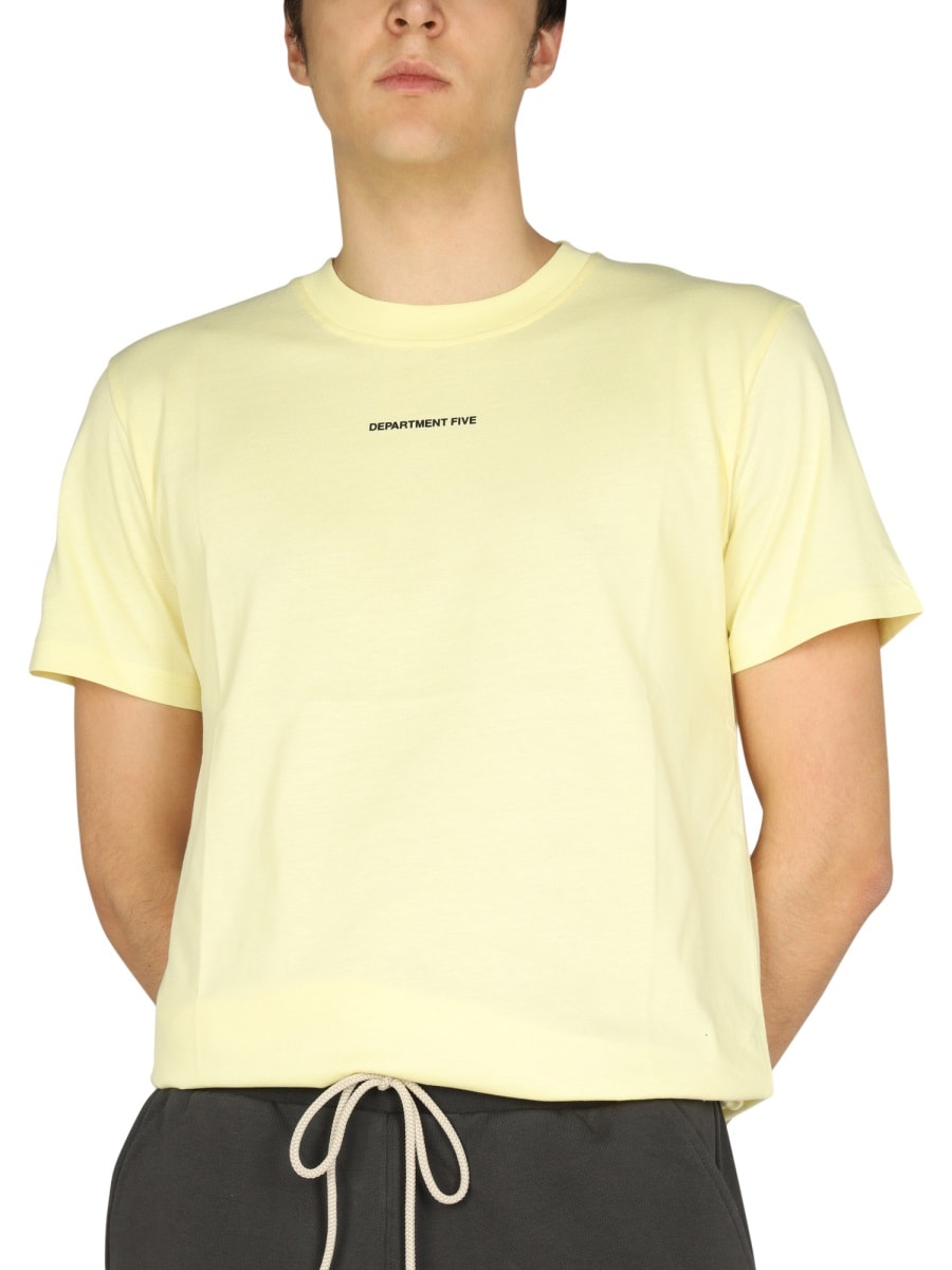 Shop Department Five Aleph T-shirt In Yellow