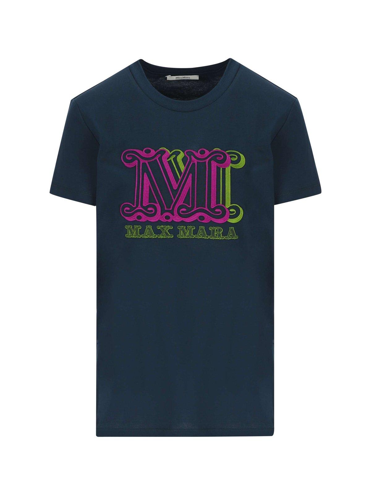 Max Mara Logo Printed Crewneck T-shirt